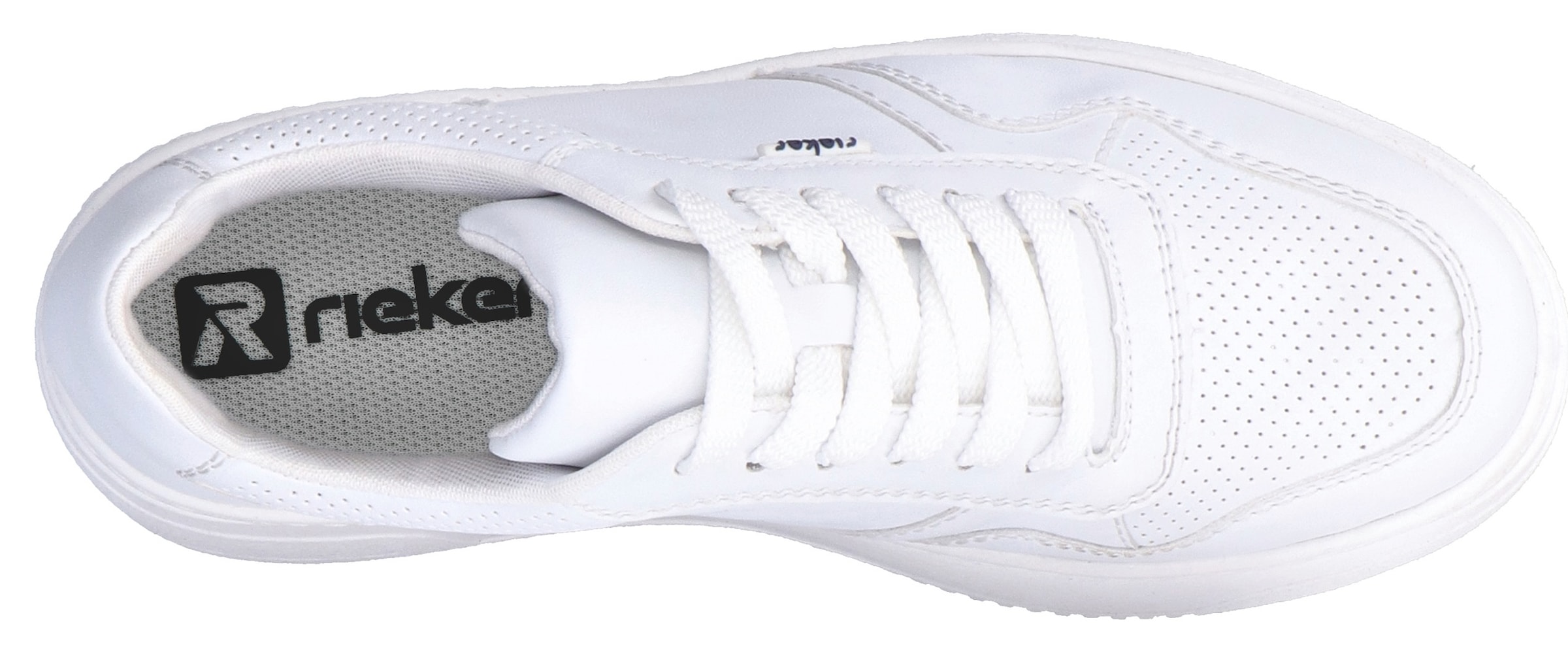 Rieker Plateausneaker  mit loser Einlage, Freizeitschuh, Halbschuh, Schnürschuh