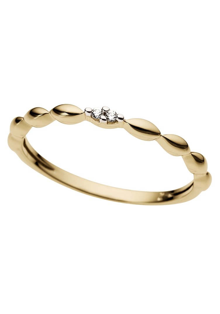 Firetti Diamantring »Schmuck Geschenk Gold 333 Damenring Goldring Diamant«, mit Brillanten