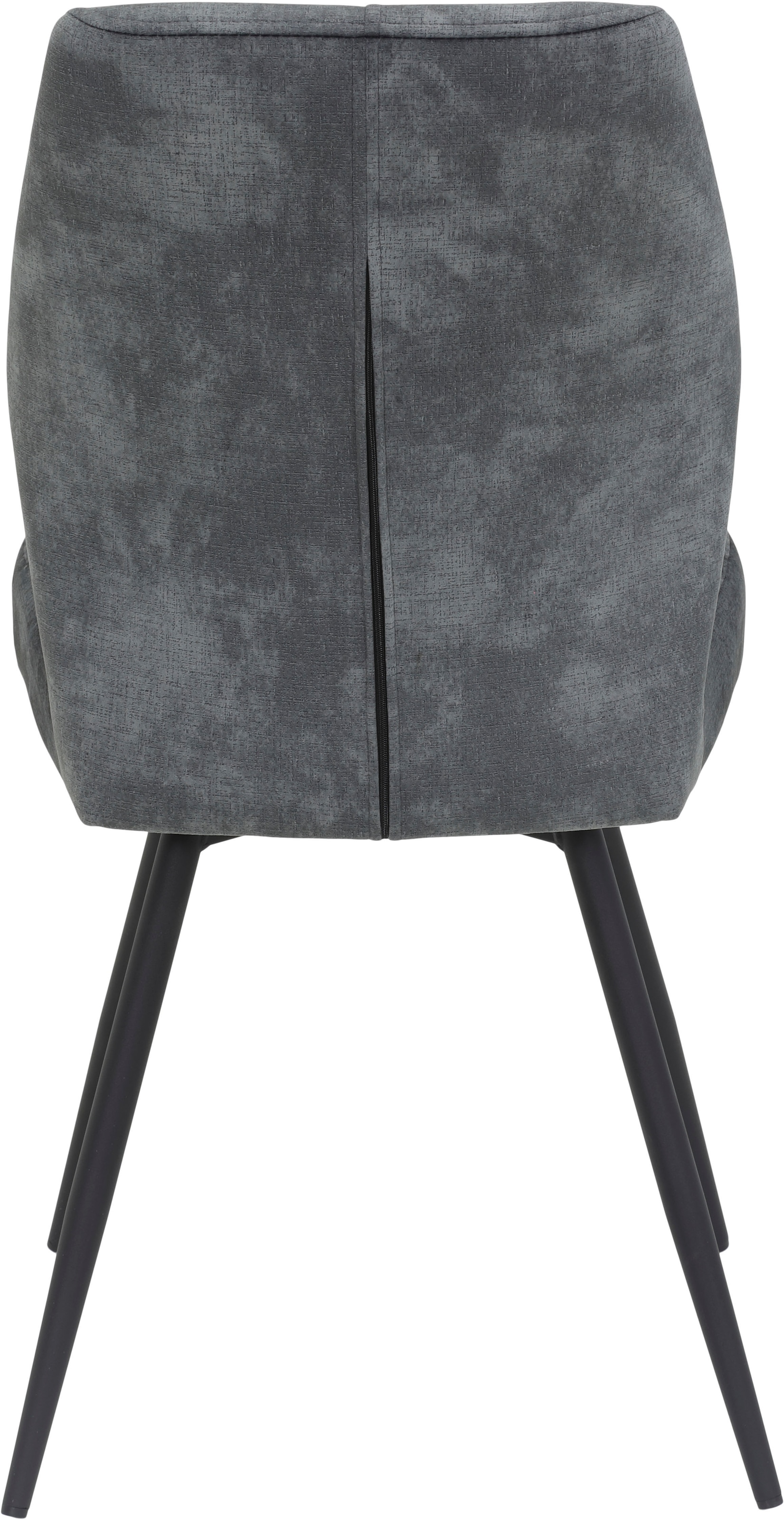 HELA 4-Fußstuhl »ALLY« (Set) 2 Stk.4-Fuß, 360° drehbar, gepolstert, Vintage Velvet mit Steppnähten