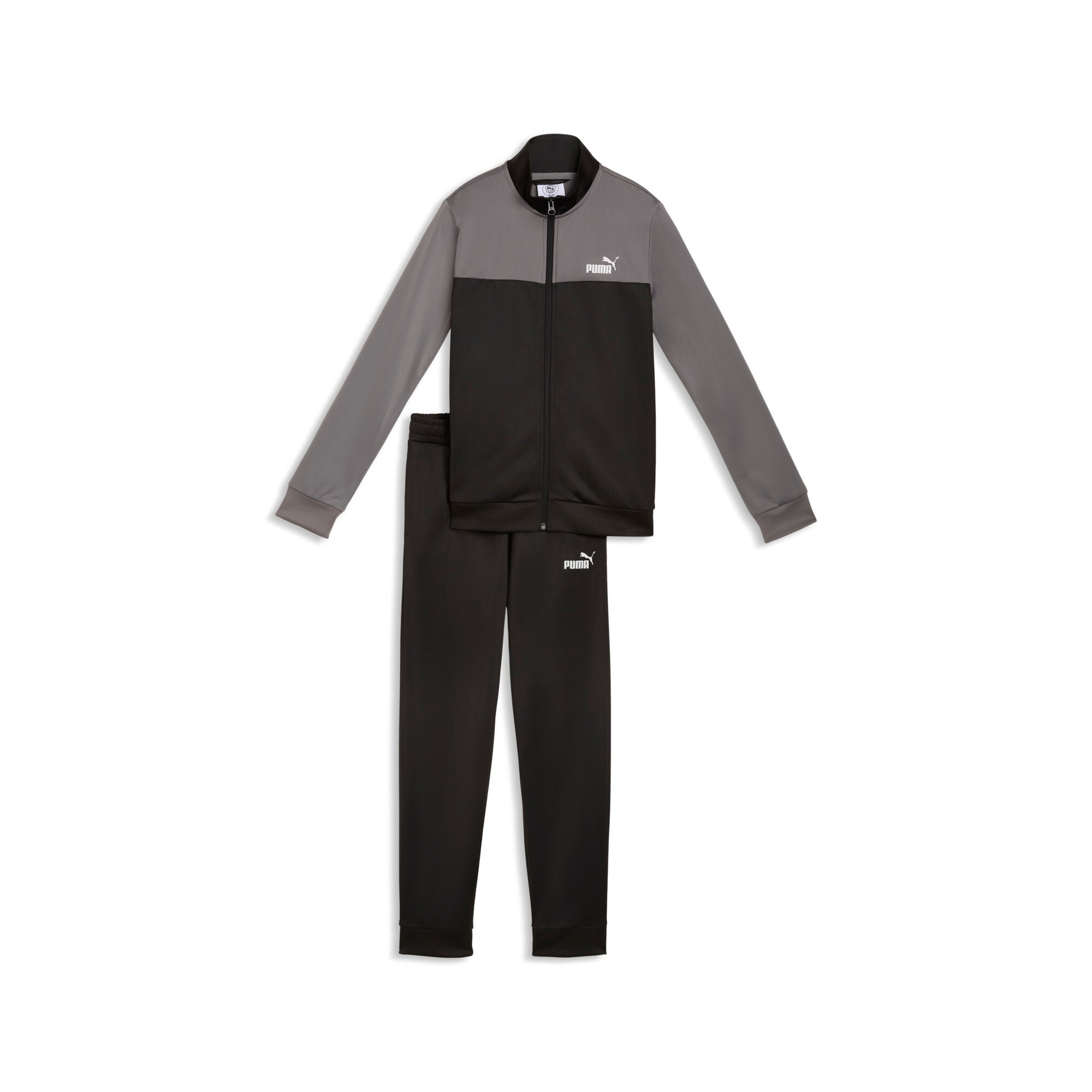 PUMA Trainingsanzug »POLY COLORBLOCK SUIT B« 2 tlg. ohne Kapuze