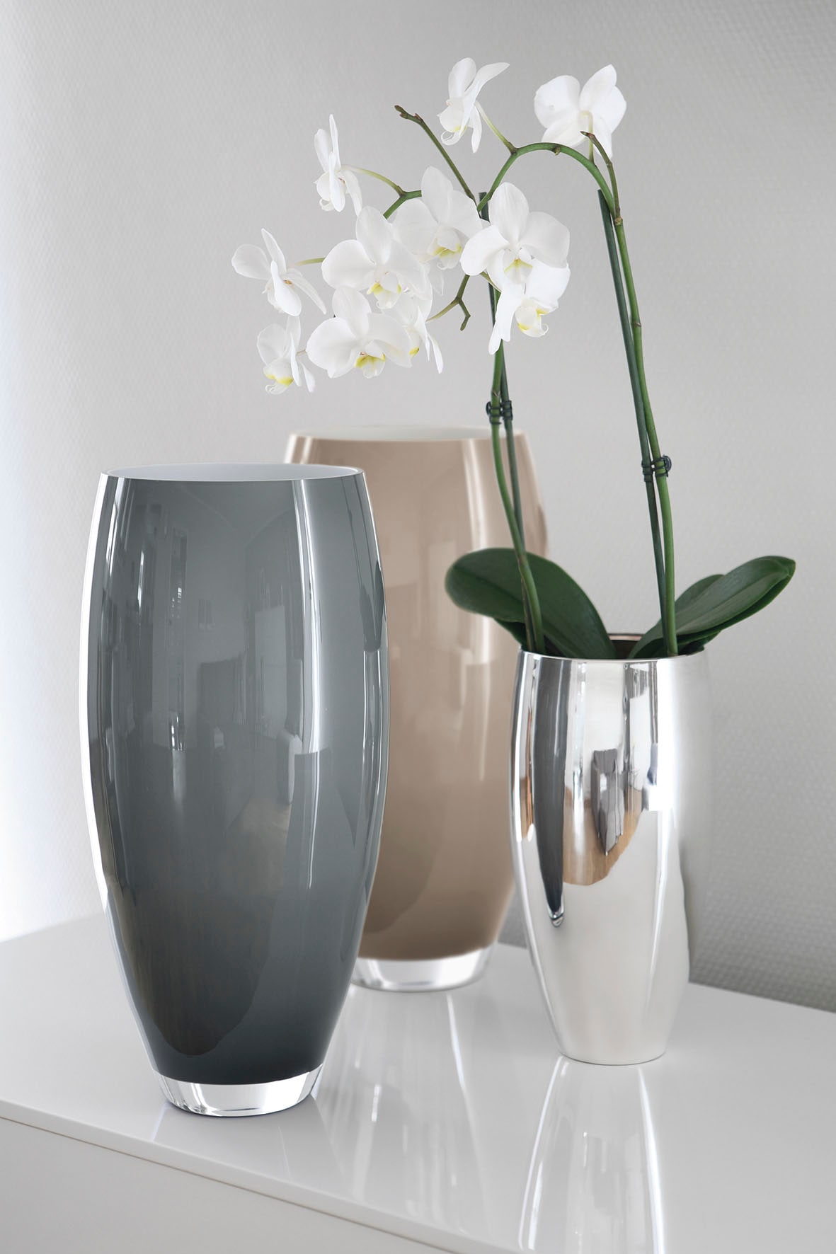 Fink Tischvase »AFRICA«, (1 St.), Vase aus Opalglas, mundgeblasen, Dekovase  auf Raten kaufen