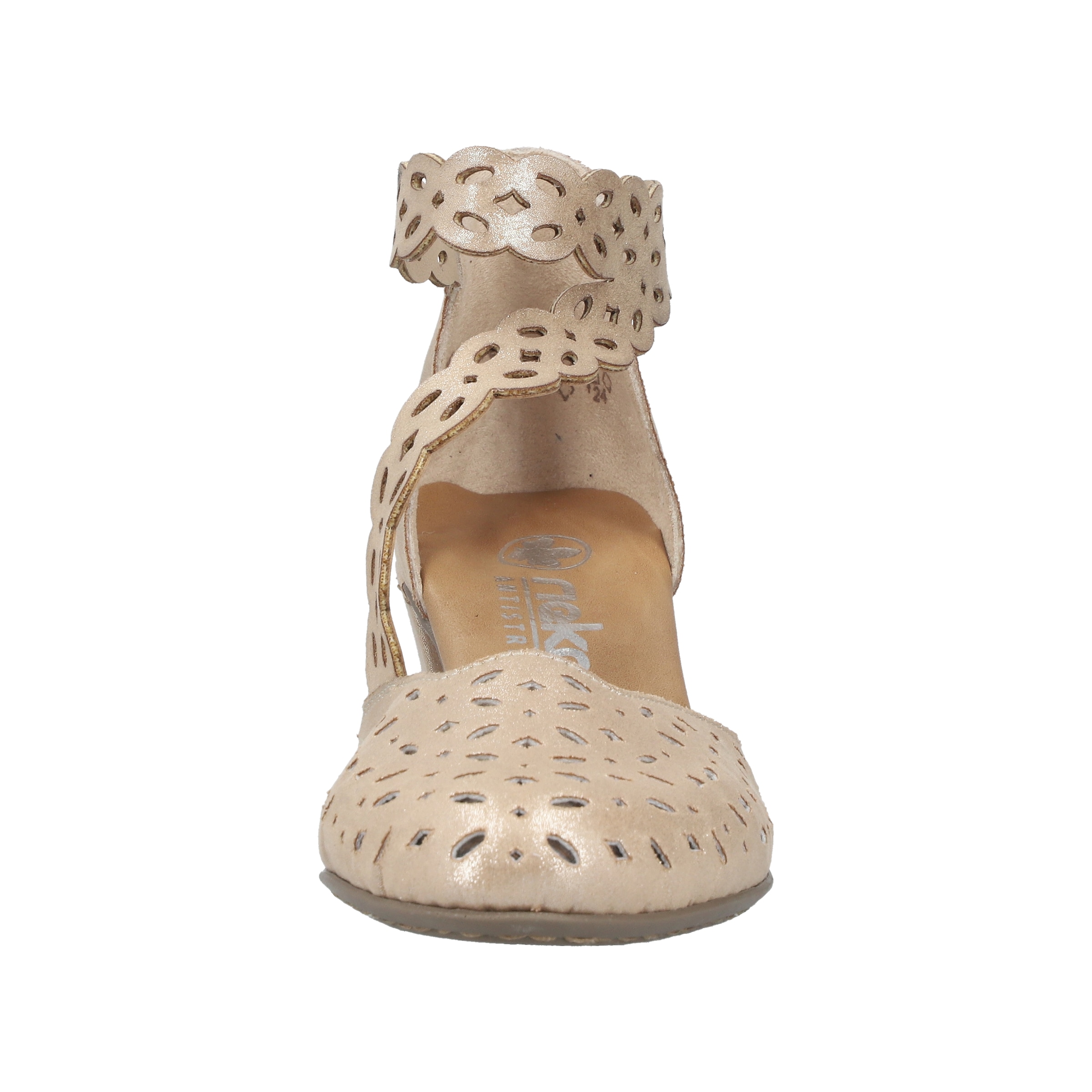 Rieker Spangenpumps  Sommerschuh, Pumps mit Klettverschluss, Blockabsatz