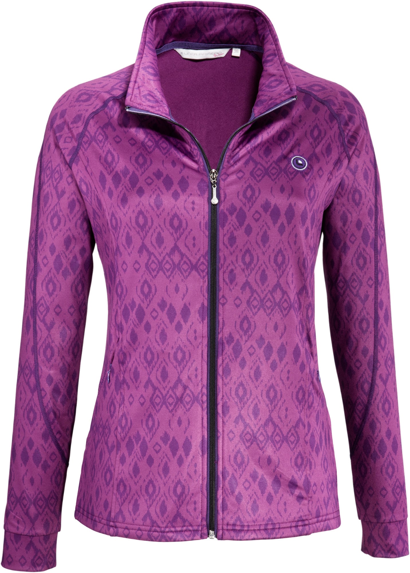 Strickfleecejacke »WILLMOOSE WOMEN«, in edler Print-Optik