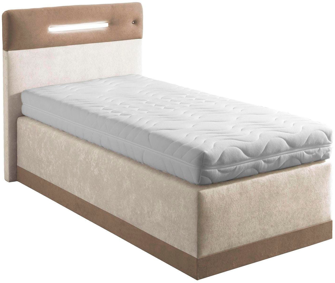 Westfalia Schlafkomfort Boxspringbett, mit LED-Beleuchtung