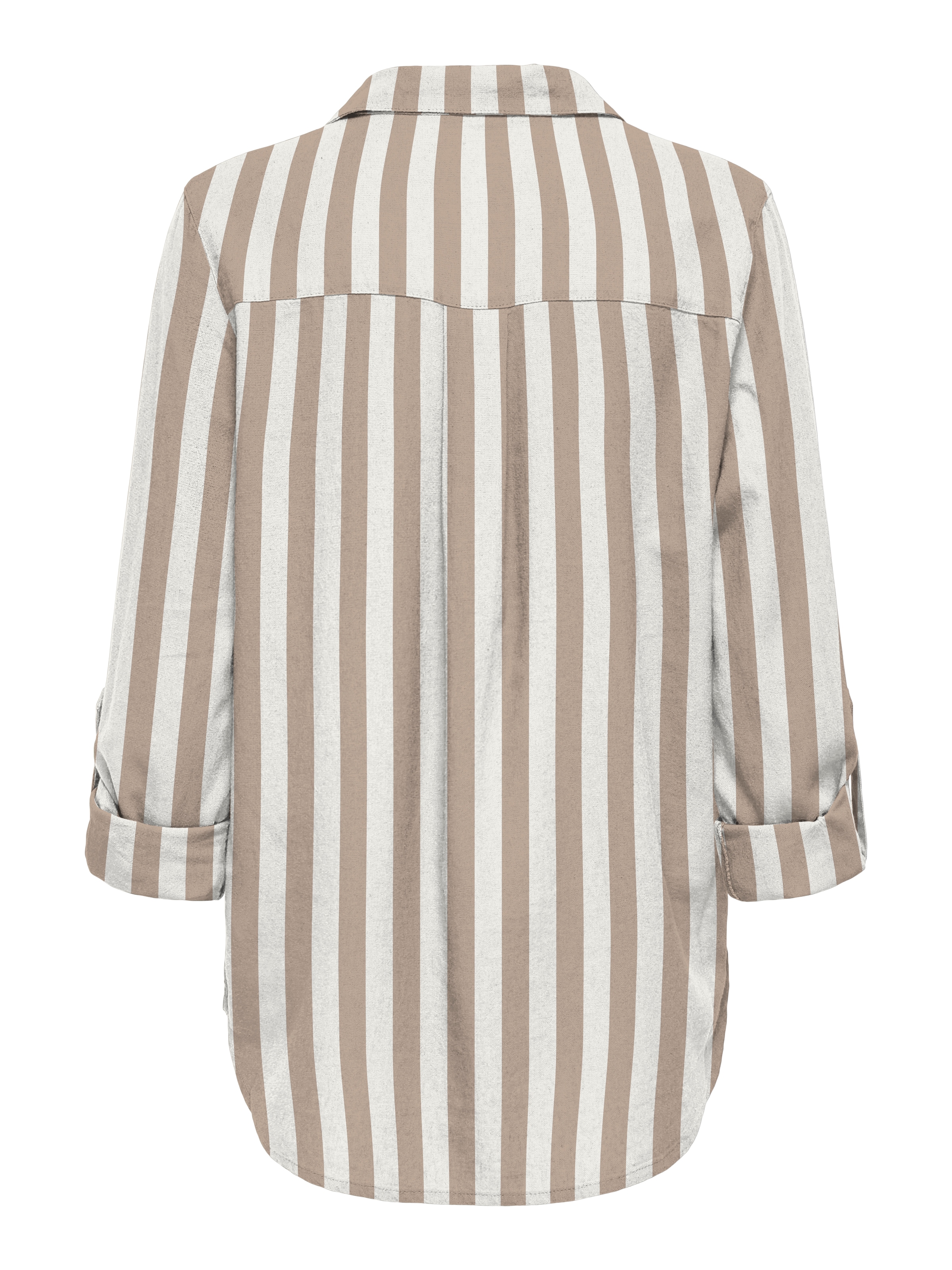 ONLY Hemdbluse »ONLGOA 3/4 STRAP LINEN BL SHIRT CC PNT« mit Leinen, umschlagbare Manschetten
