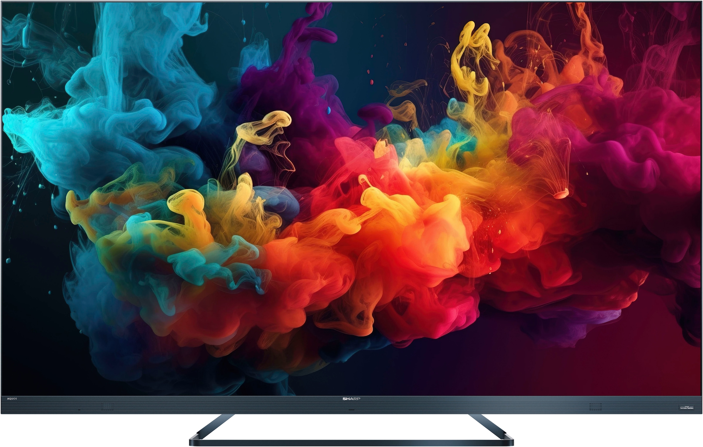 Sharp LED-Fernseher »4T-C75FQx«, 4K Ultra HD, Google TV, Quantum Dot, QLED, Dolby Atmos, Dolby Vision, HDMI 2.1 mit eARC