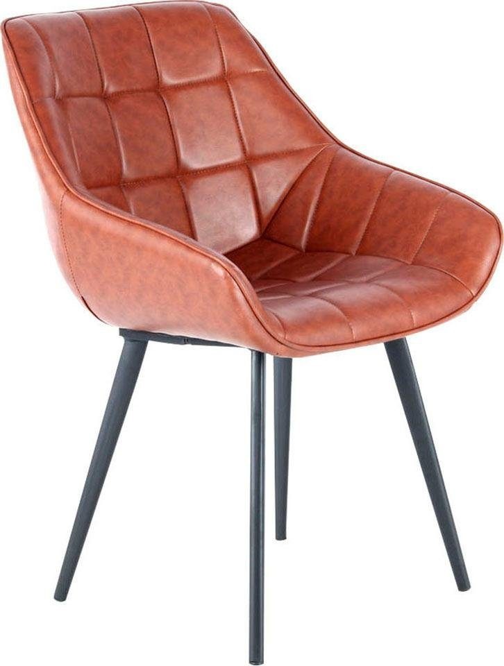 Kayoom Stuhl »Demi 325 2er-Set, Relax-Sessel, unifarbenes Farbgestaltung«, (Set), 2 St., pflegeleicht, elegante Aufmachung, in dezenten Farben