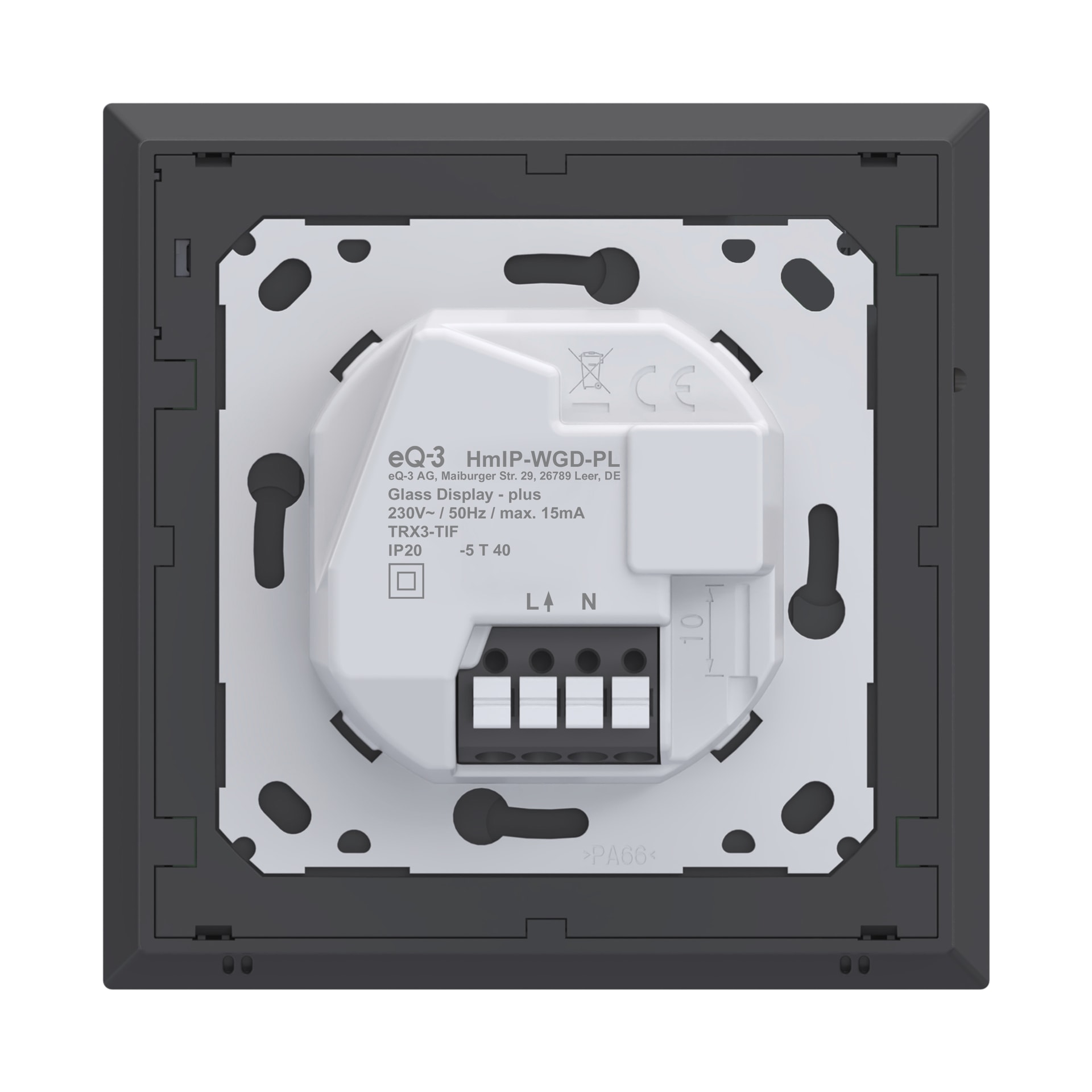 Homematic IP Smart-Home-Steuerelement »Glasdisplay - plus«