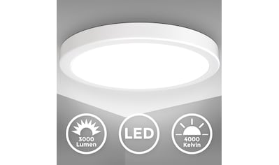 LED Deckenleuchte, 1 x LED-Platine 24 Watt, 3.000lm ,4.000K, nicht dimmbar, Ø 38,00 cm