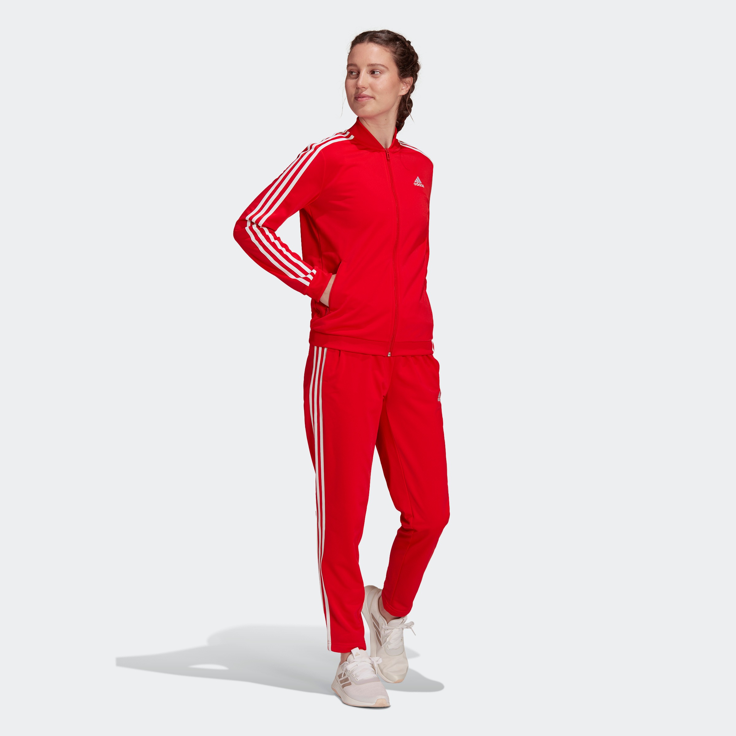 adidas Sportswear Trainingsanzug »ESSENTIALS 3-STREIFEN«, (2 tlg.)