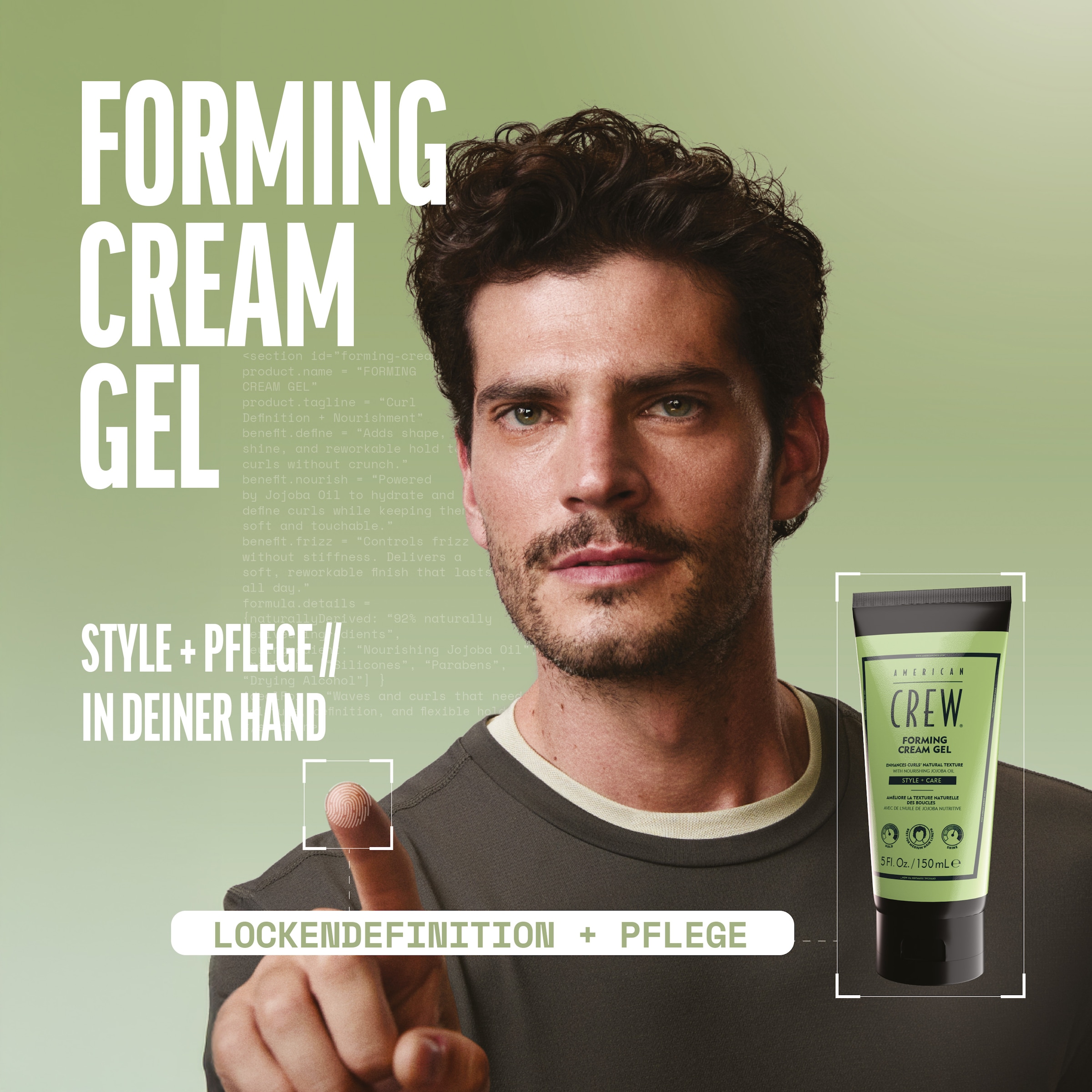 American Crew Haargel »Forming Cream Gel 150ml«