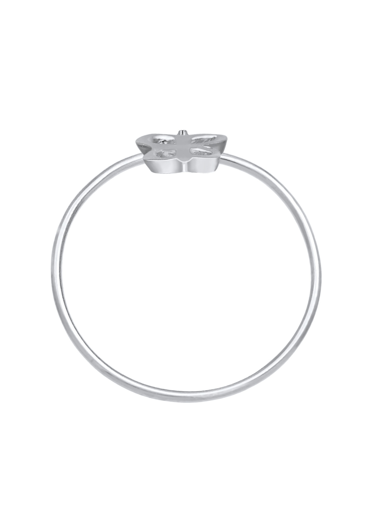 Elli Silberring »Ring Schmetterling Trend Symbol 925 Silber«