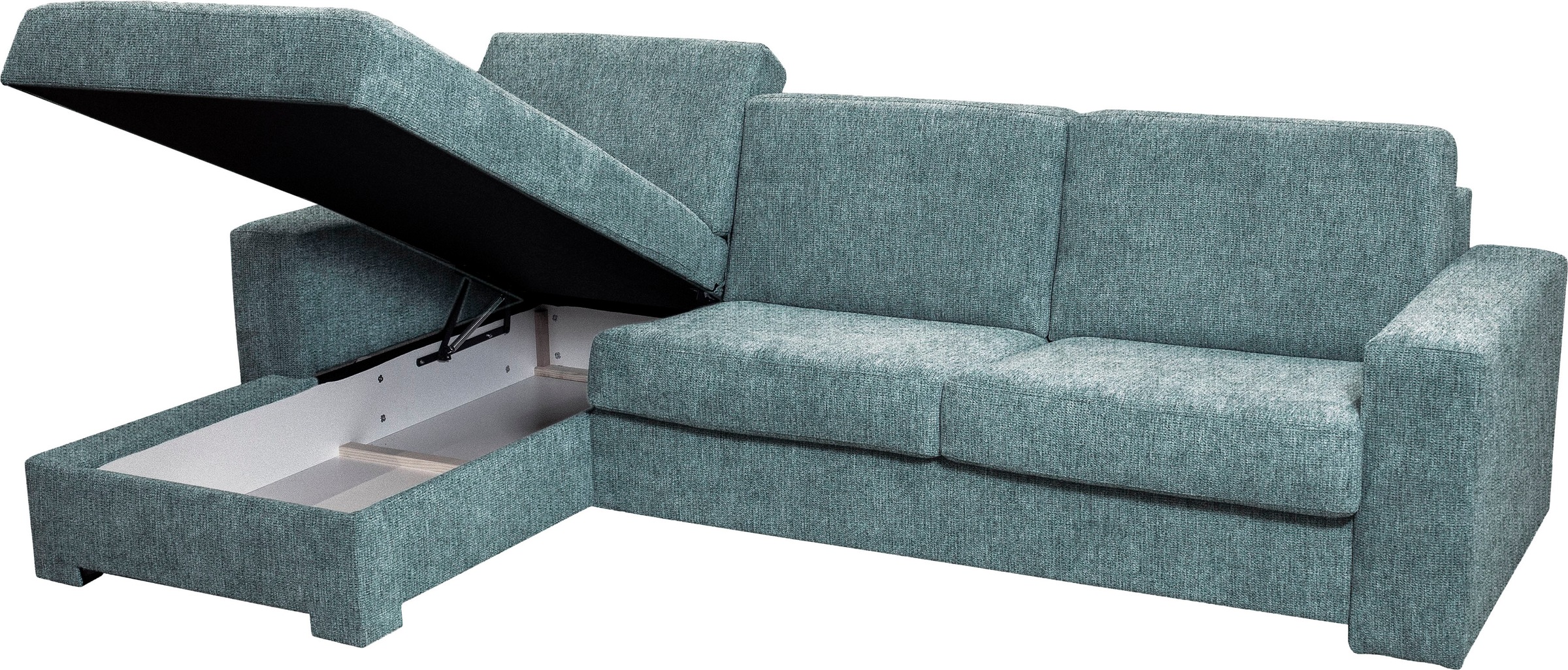 Home affaire Ecksofa Roma "L" Dauerschlaffunktion, mit Unterfederung, Matratzenhöhe 14cm, Liegemaße ca 163x198 cm, L-Form