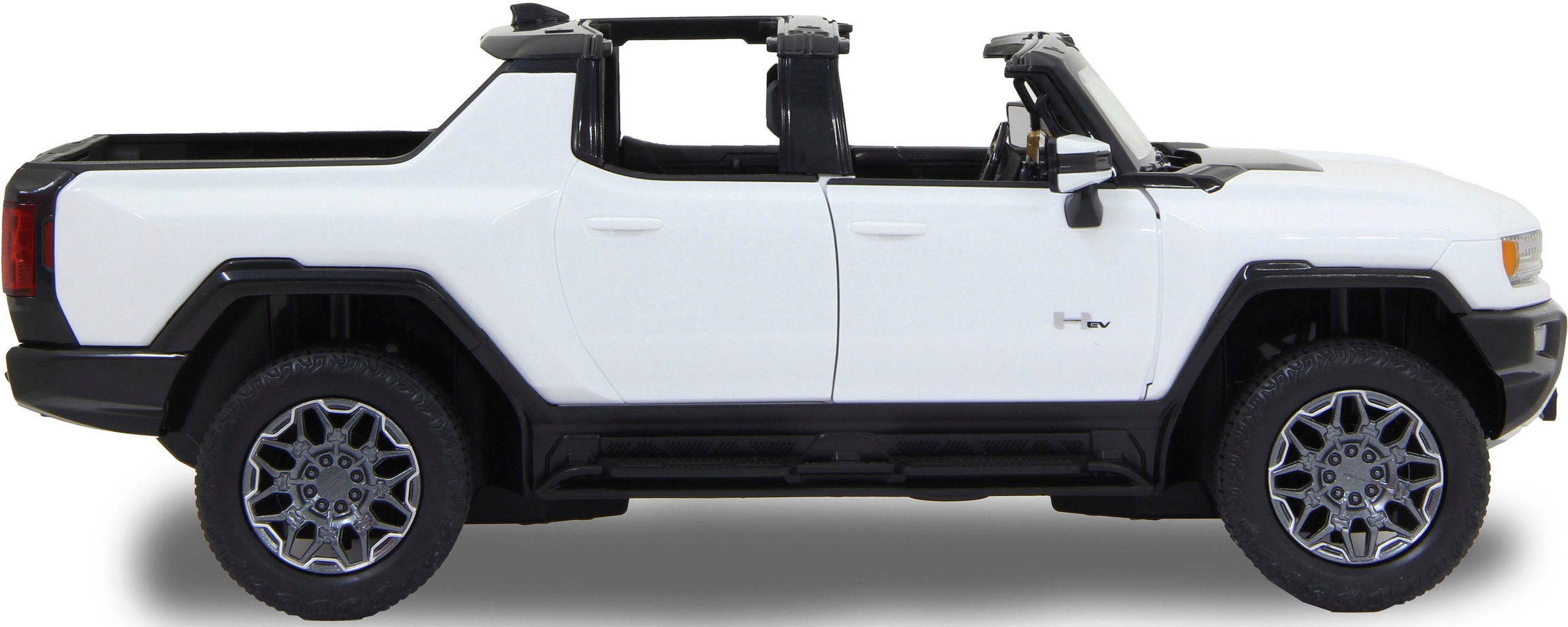 Jamara RC-Auto »Deluxe Cars, Hummer EV 1:16, weiß - 2,4 GHz«, mit LED-Lichtern