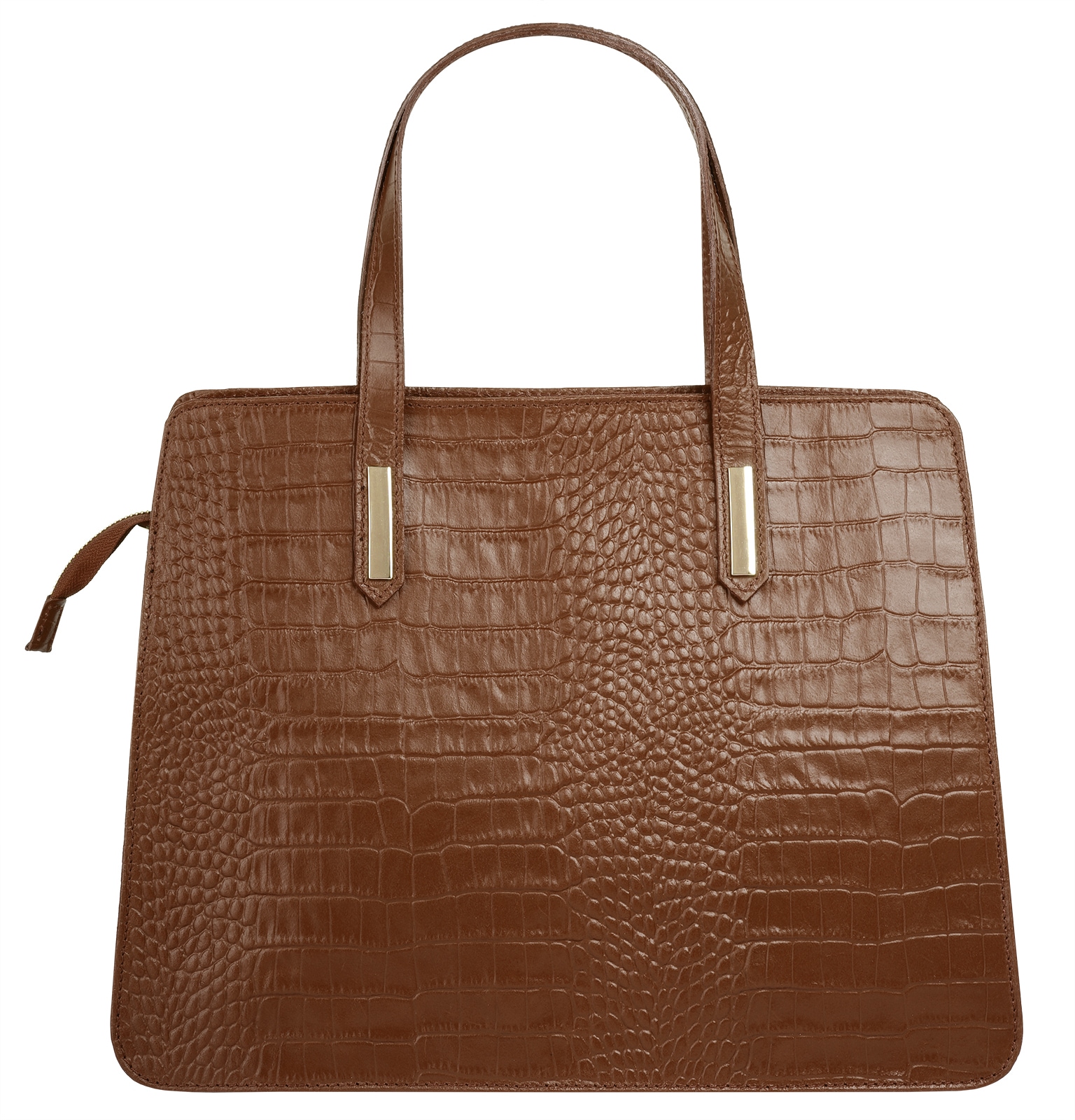 Cluty Henkeltasche echt Leder, Made in Italy