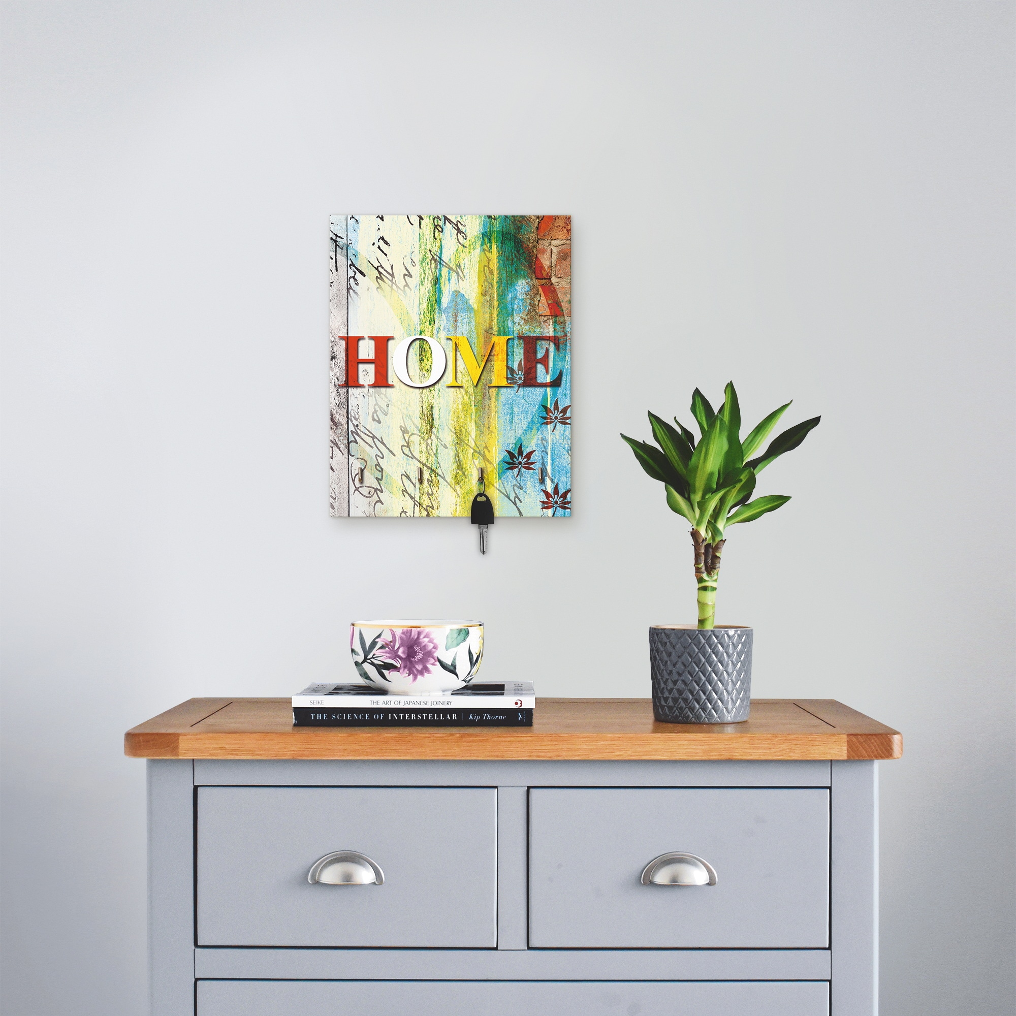Artland Hakenleiste »Buntes Zuhause«, MDF