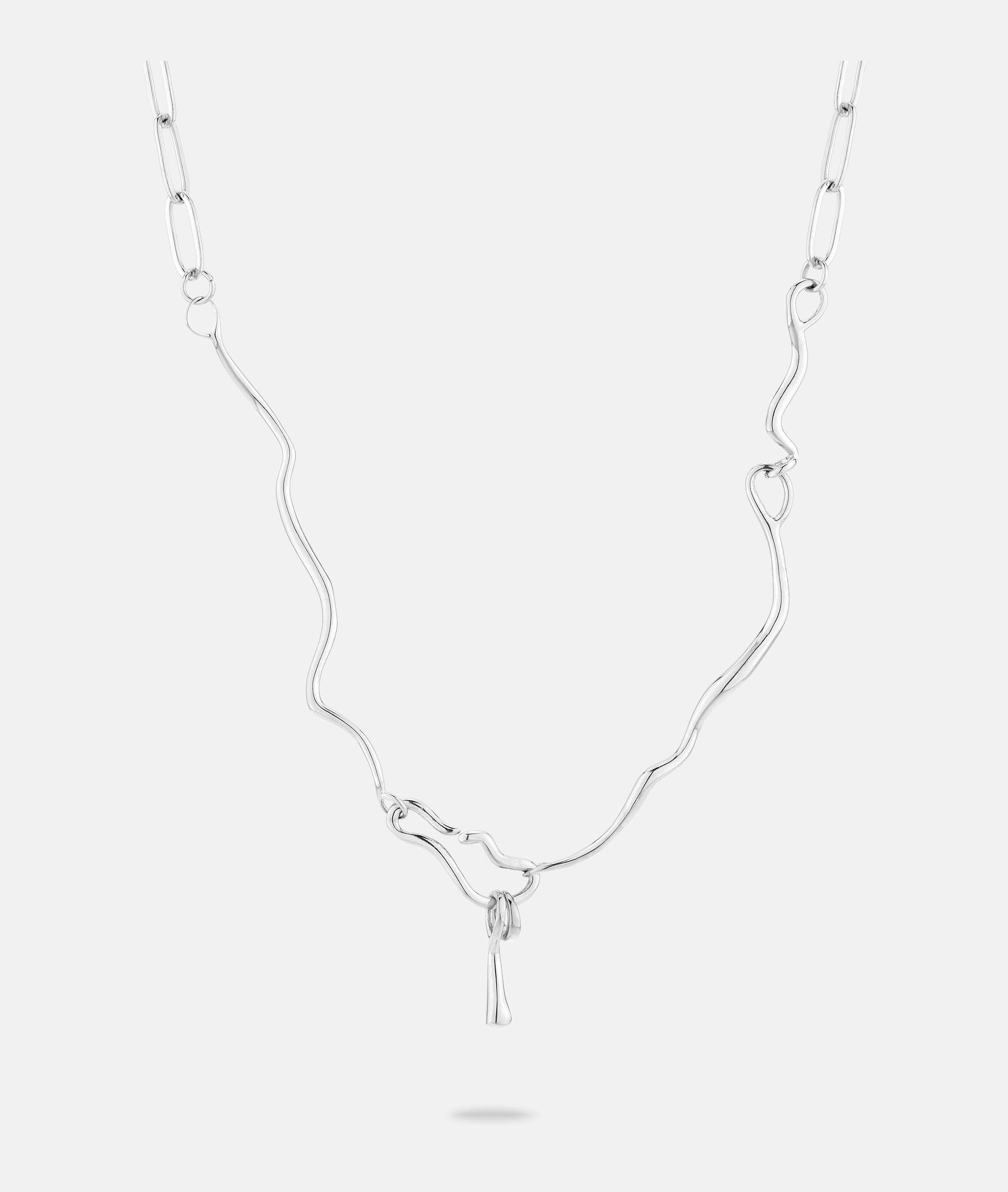 Liebeskind Berlin Kette mit Anhänger »Schmuck Geschenk Edelstahl Halskette The Melting Organic«