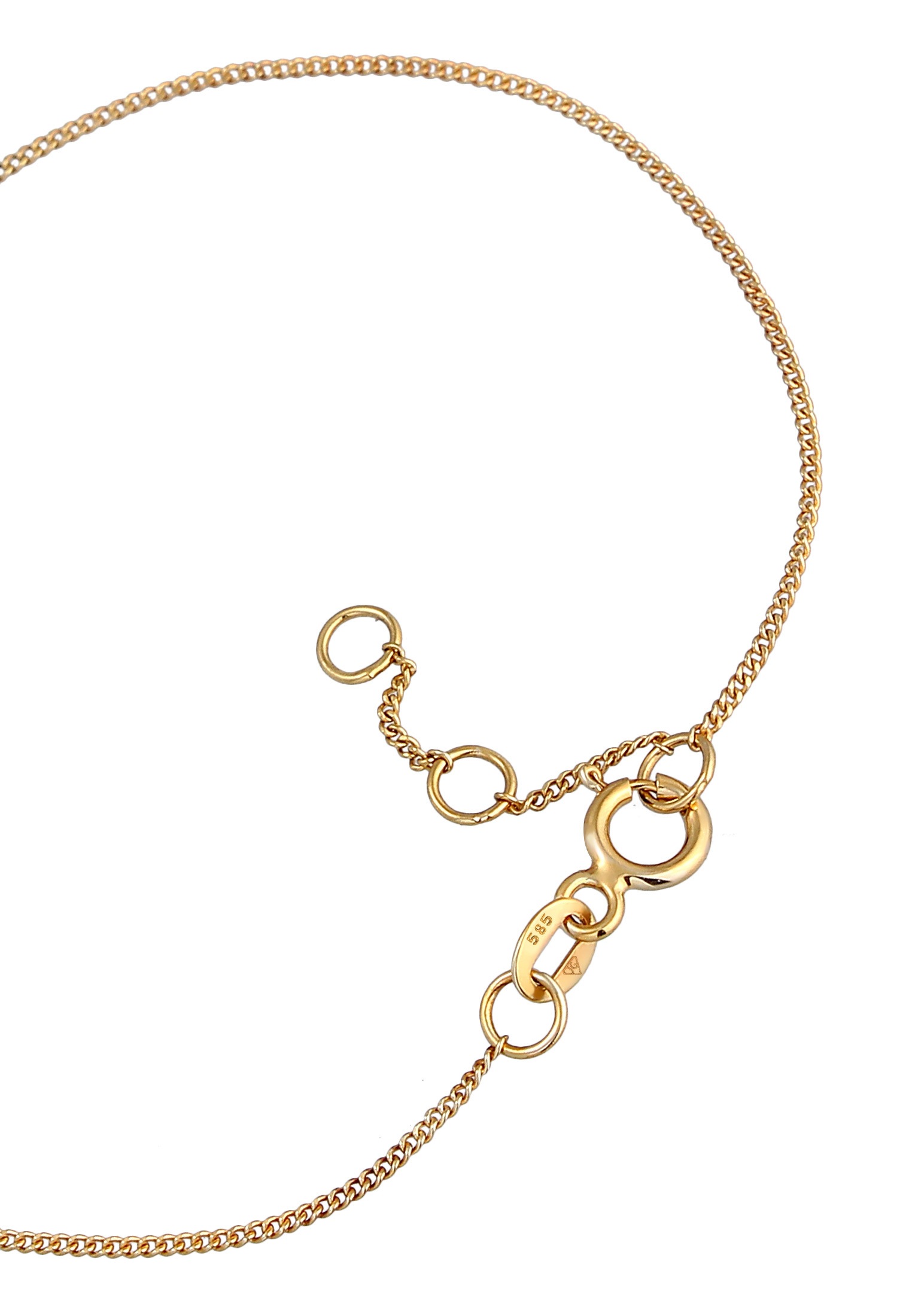 Elli Premium Armkette »Armband Herz Heart Verschlungen 585 Gelbgold«