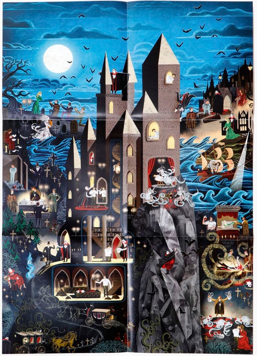 Laurence King Puzzle »Die Welt des Grafen Dracula«, Made in Europe