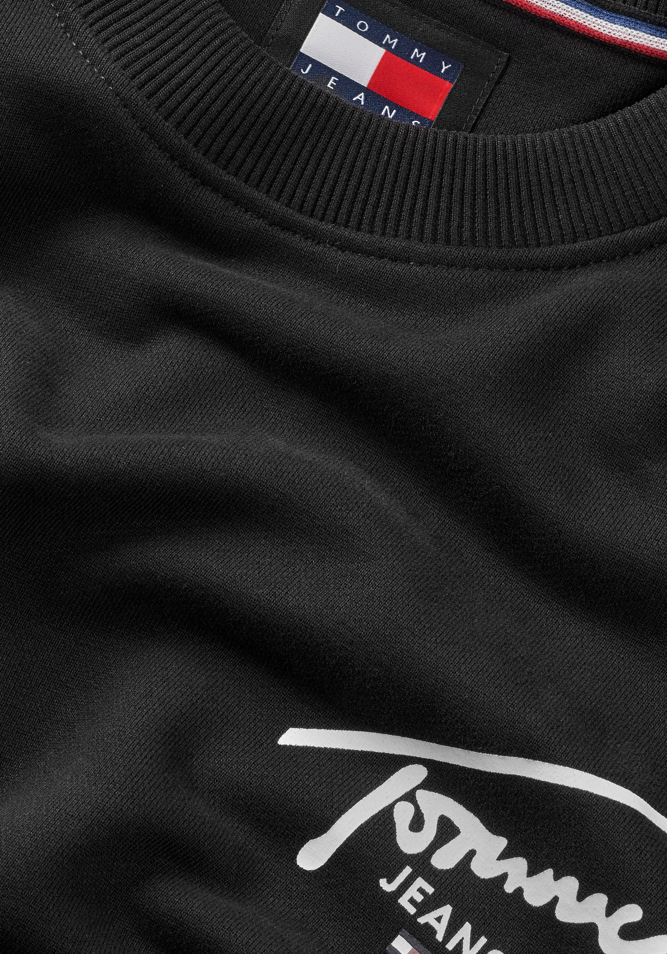 Tommy Jeans Plus Sweater »TJM REG ENTRY GRAPHIC CREW EXT«, Große Größen mit Logoschriftzug