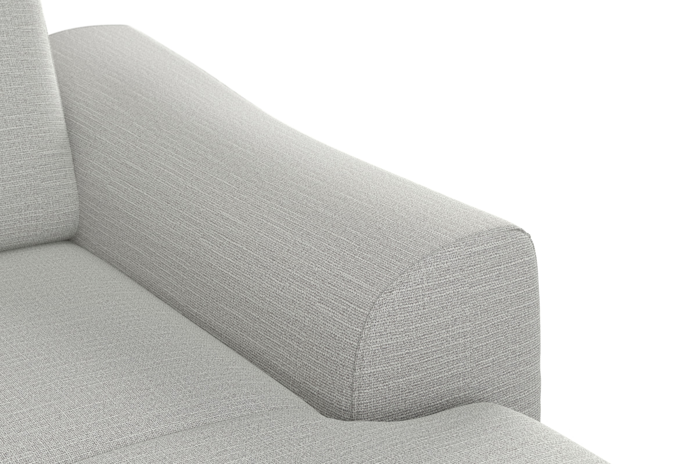 sit&more Ecksofa »Dundee L-Form«, mit Federkern und Edelstahlfüßen, wahlweise mit Kopfteilverstellung