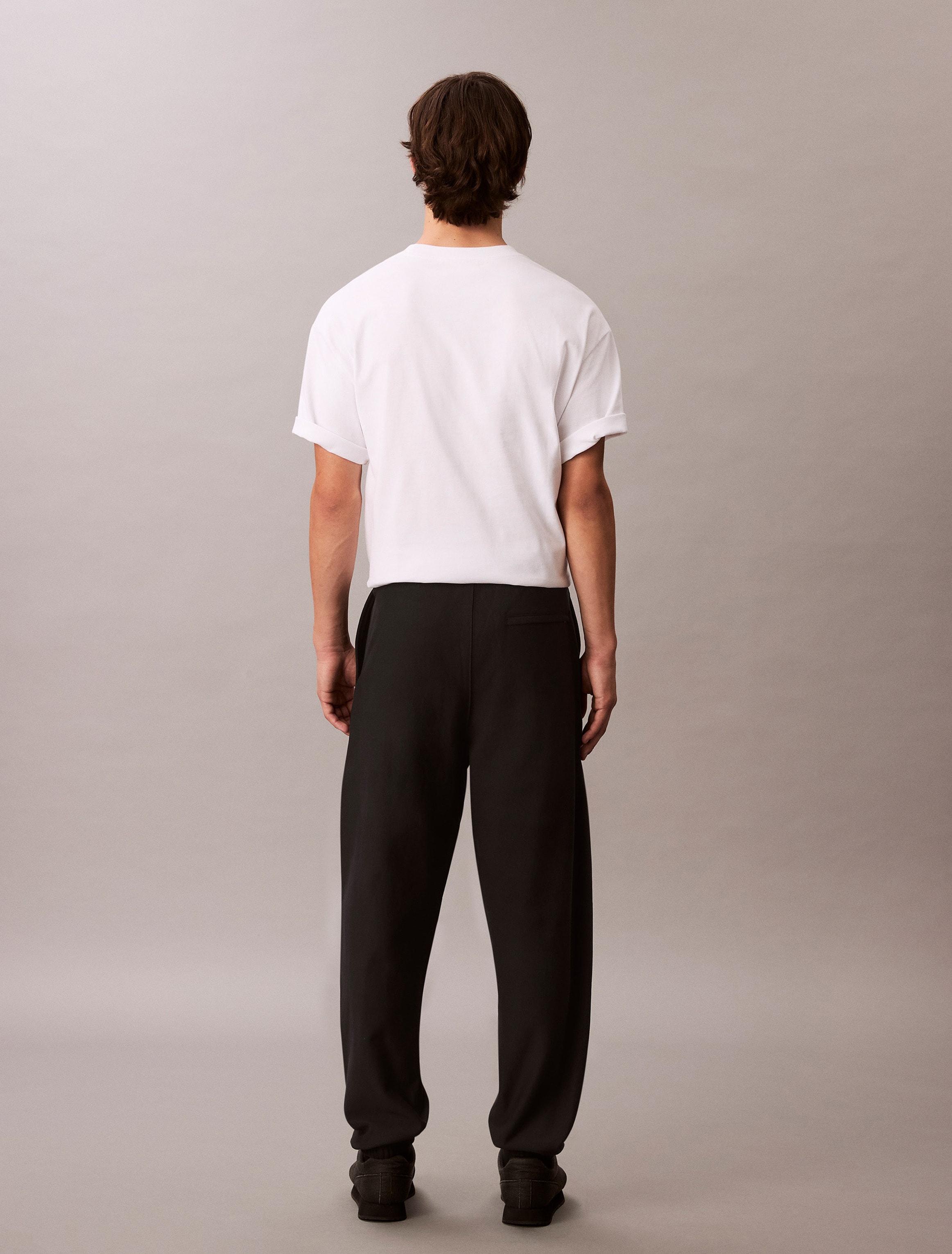 Calvin Klein Jeans Sweathose »PREMIUM TERRY MONOGRAM JOGGER«, Mit elastischem Bund