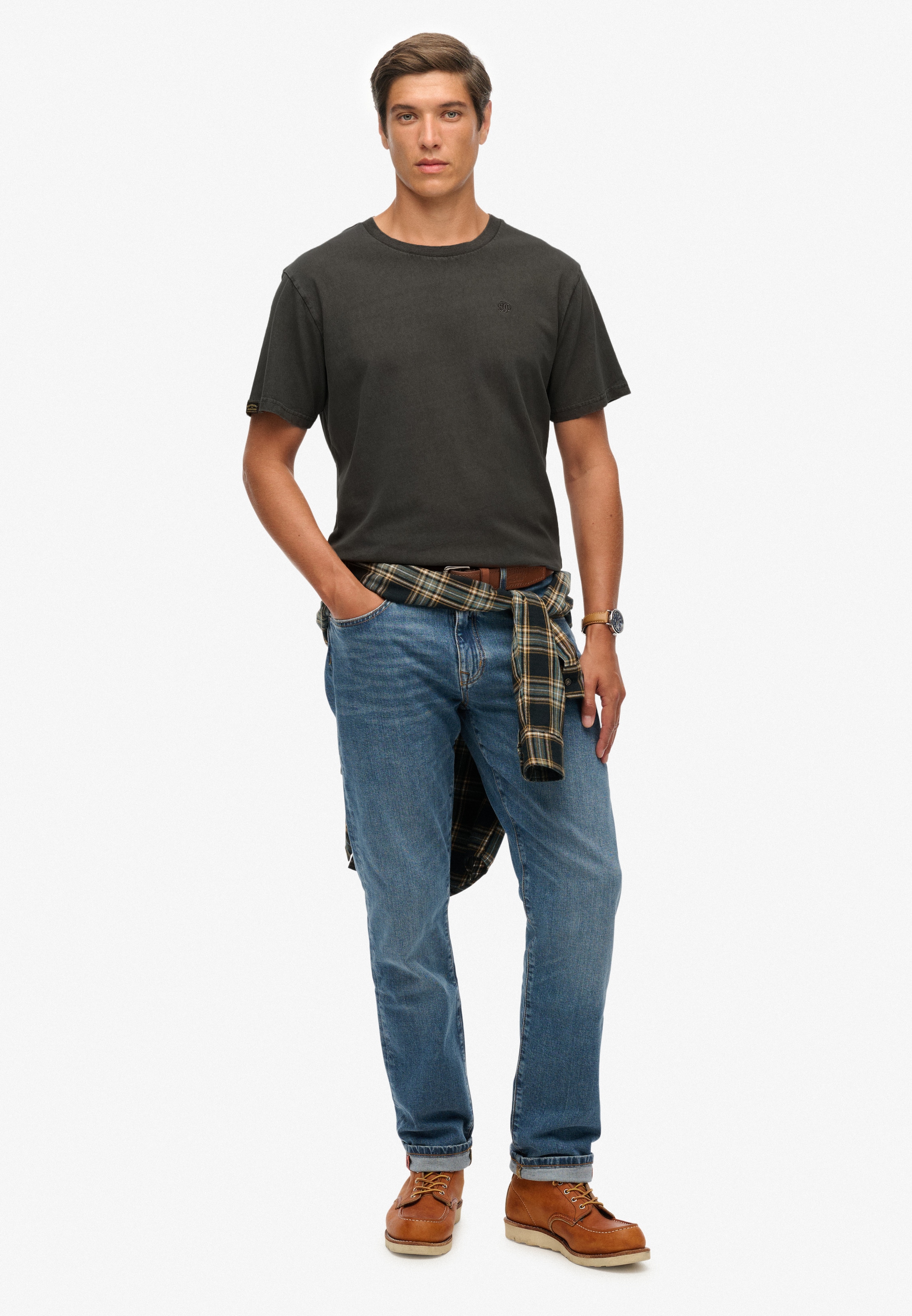 Superdry Rundhalsshirt »ESSENTIALS RELAXED TEE«