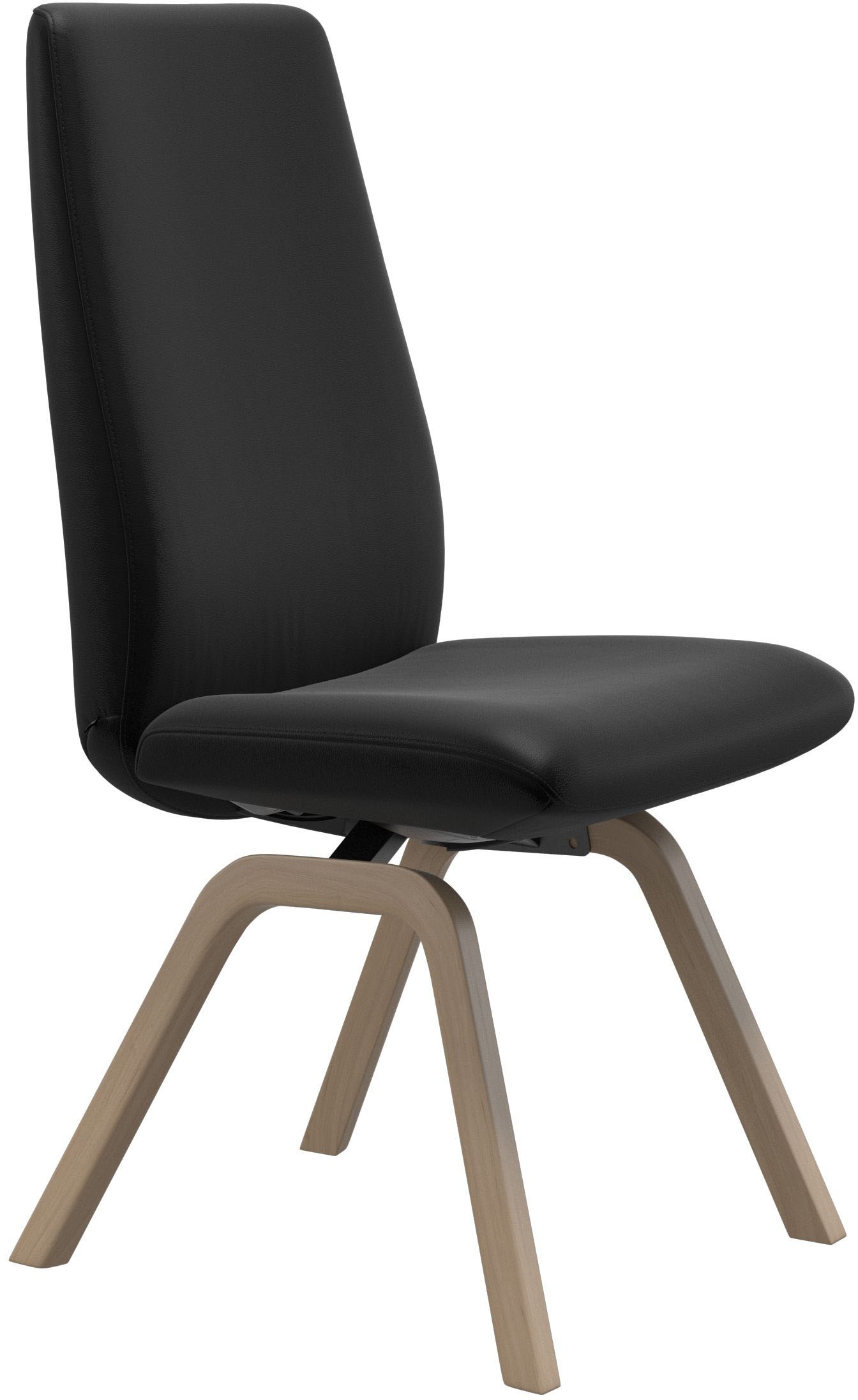 Stressless® Polsterstuhl »Laurel«, Leder BATICK, High Back, Größe L, mit schräggestellten Beinen in Eiche natur