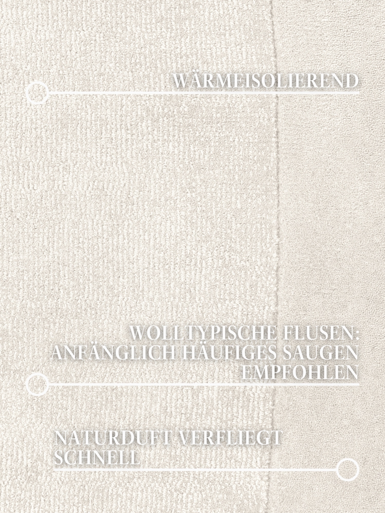 Villeroy & Boch Teppich »Wollteppich Kivi« rund 17 mm Höhe Handgewebt, Wolle, Bordüre, Einfarbig, Läufer, Wohnzimmer, Organisch