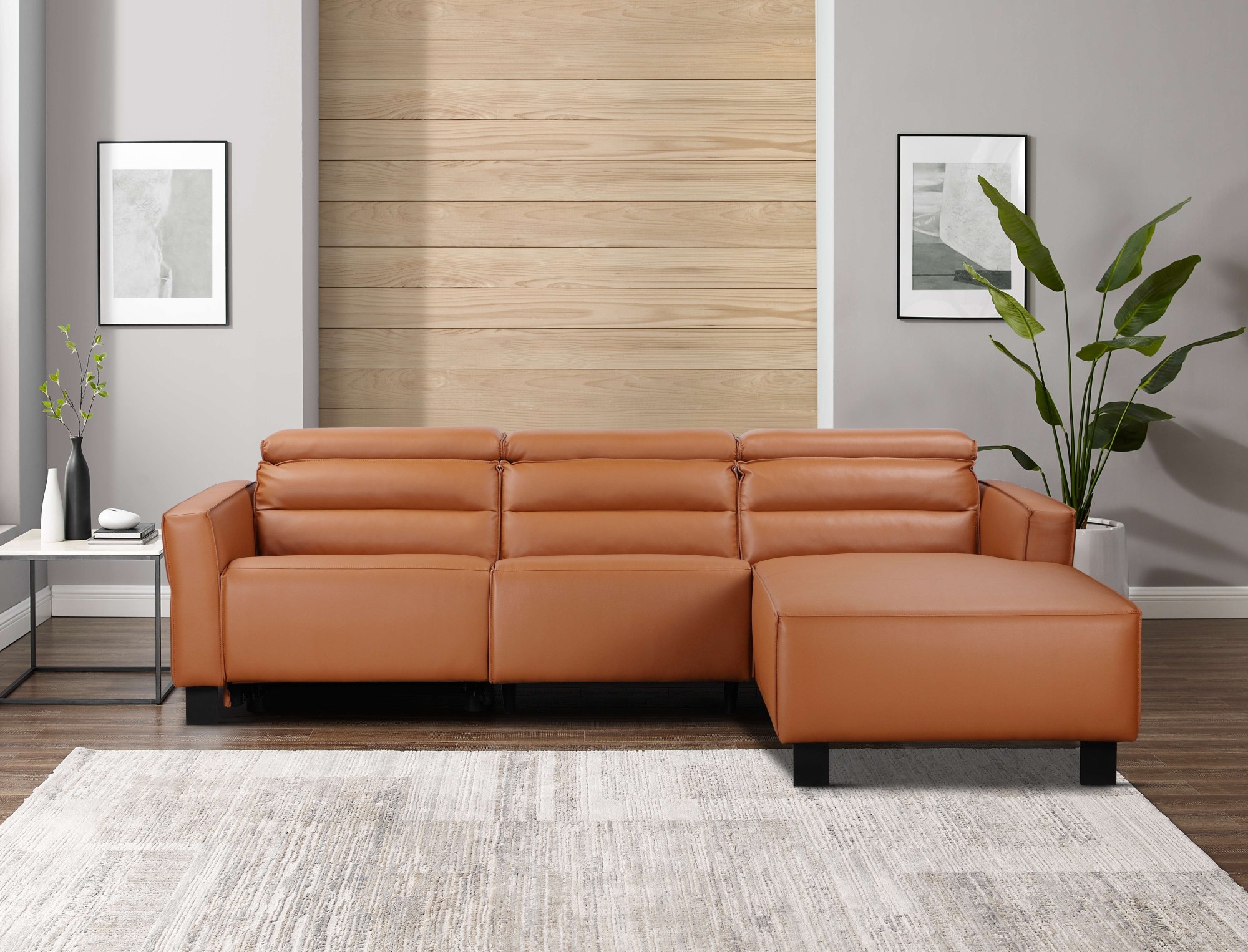 Places of Style Ecksofa »Carpari, L-Form, 263 cm, mit manueller o. elektrischer Relaxfunktion«, und USB/ Kopfteilverstellg