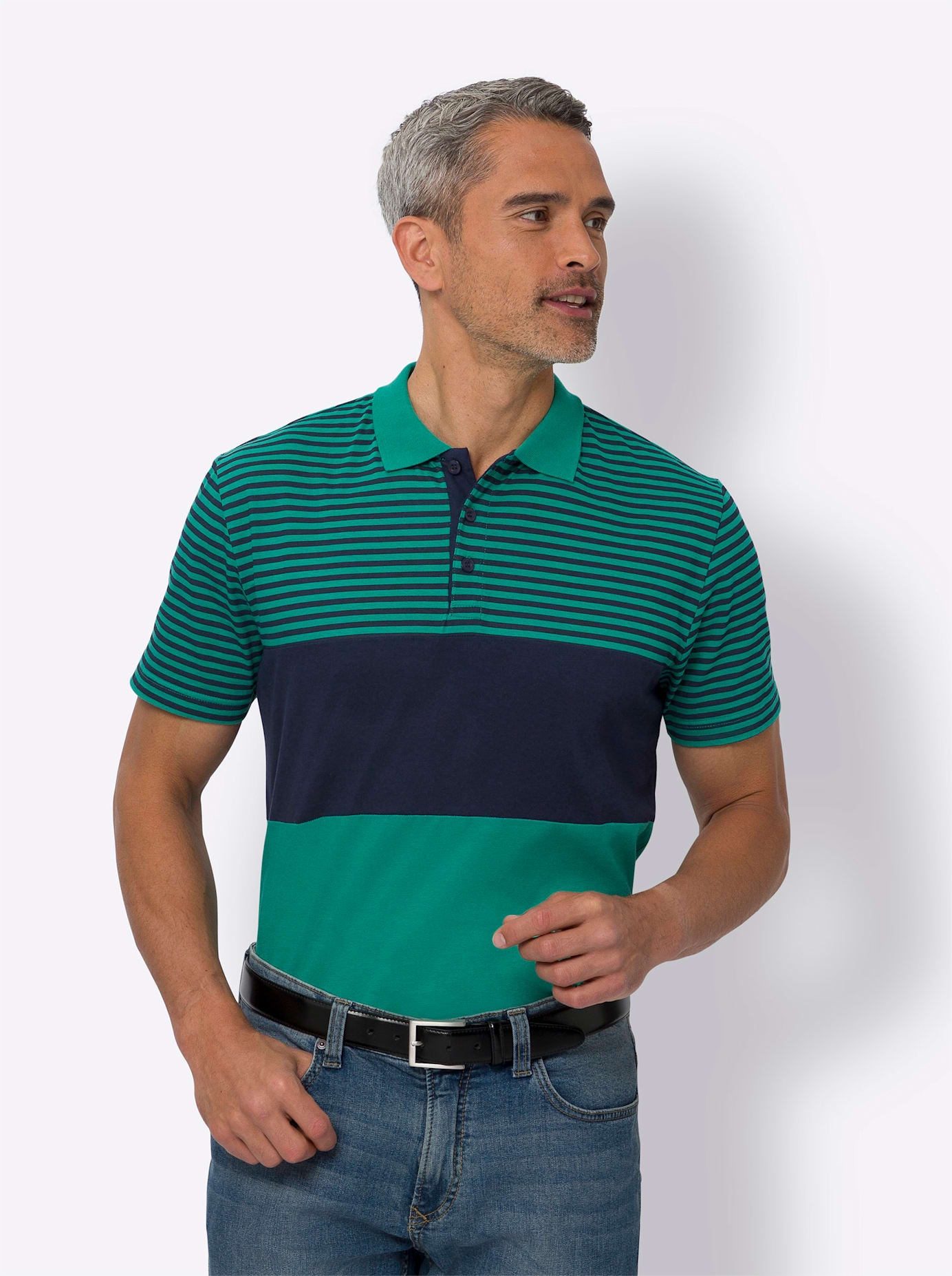 Classic Poloshirt »Kurzarm-Poloshirt«, (1 tlg.)