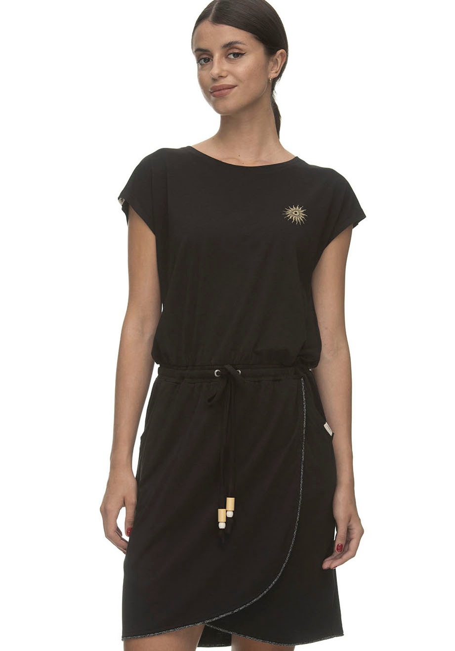 Ragwear Jerseykleid »MAIYLA ORGANIC«, Rock in Wickeloptik kaufen
