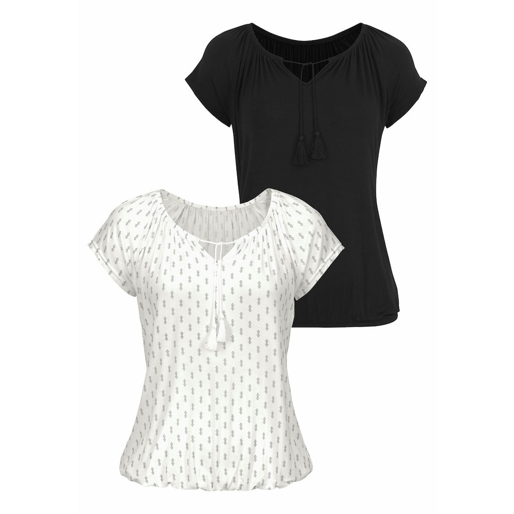 Vivance T-Shirt, (2er-Pack)