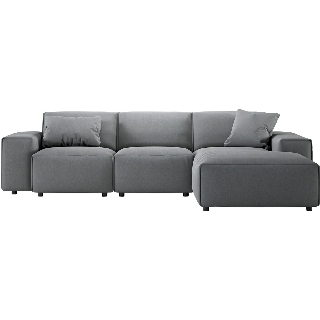 andas Ecksofa »Glimminge«, Breite 264, auch in Breitcord + Easy care-Bezug, Zierkissen