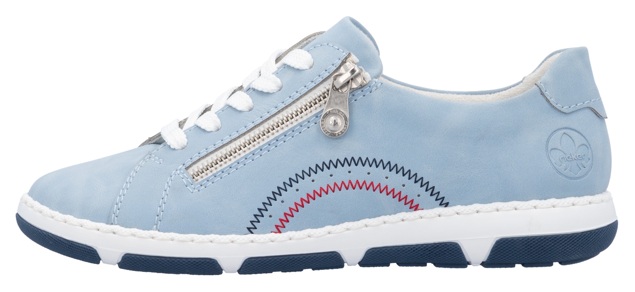 Rieker Sneaker  , Halbschuh, Schnürschuh, Freizeitschuh mit sportiver Laufsohle