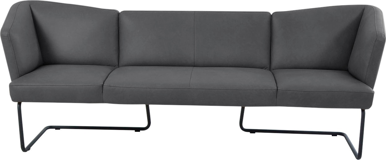 K+W Komfort & Wohnen Polsterbank »Mikkado Tube«, in abgerundeter Form, Rundrohrkufe lang, in 2 Breiten 192 oder 242 cm