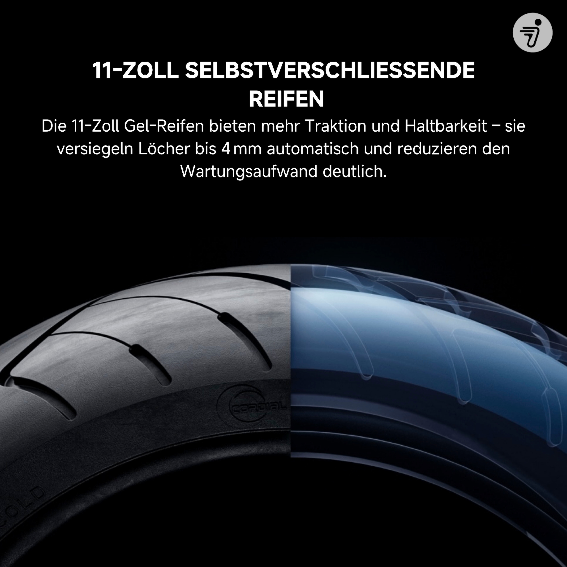 ninebot by Segway E-Scooter »MAX G3 D«, mit Straßenzulassung, 80 km Eco Modus Reichweite, Ladezeit 3,5h
