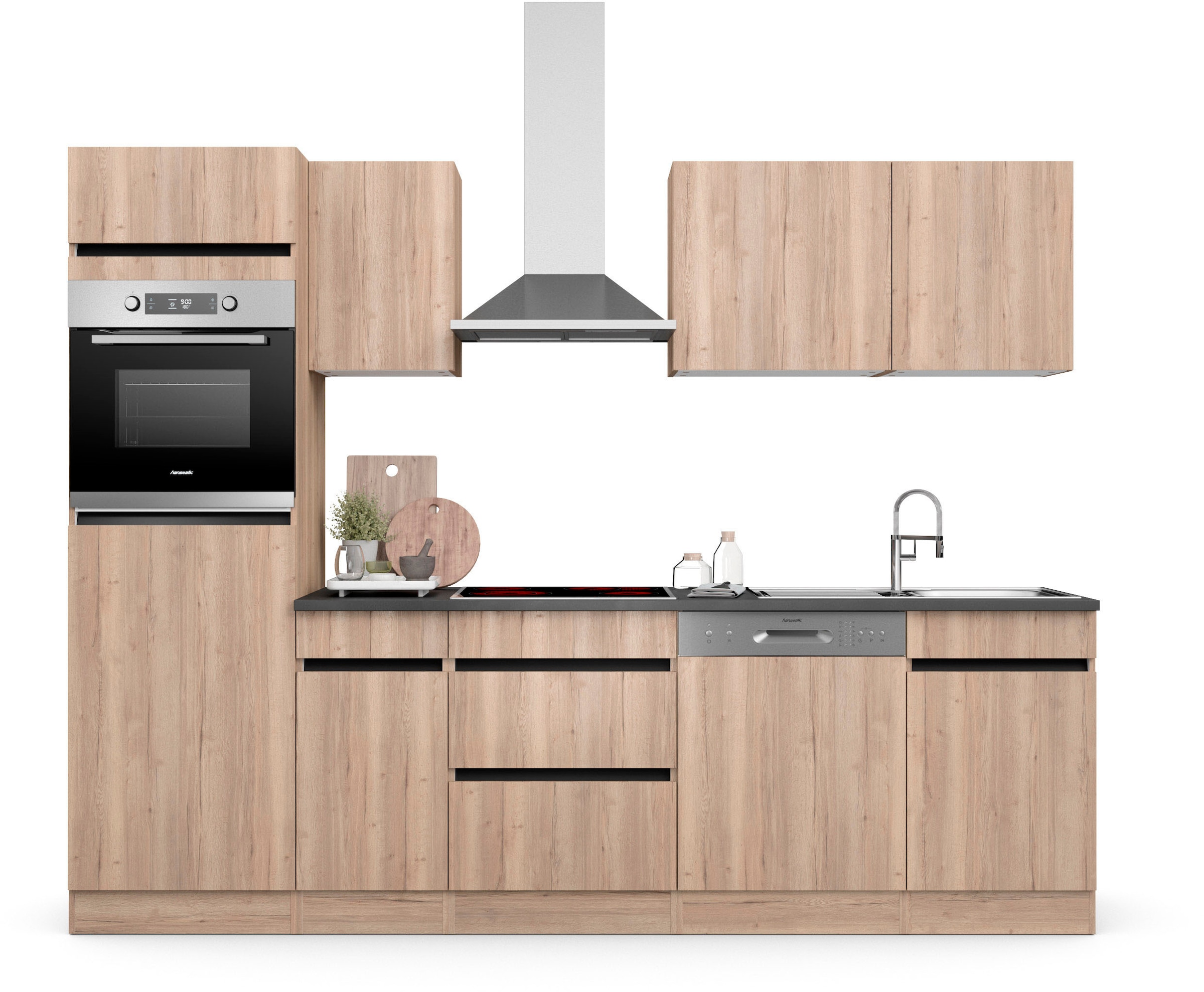 OPTIFIT Küche »Safeli«, Breite 270 cm, wahlweise mit oder ohne Hanseatic-E- Geräte auf Raten kaufen