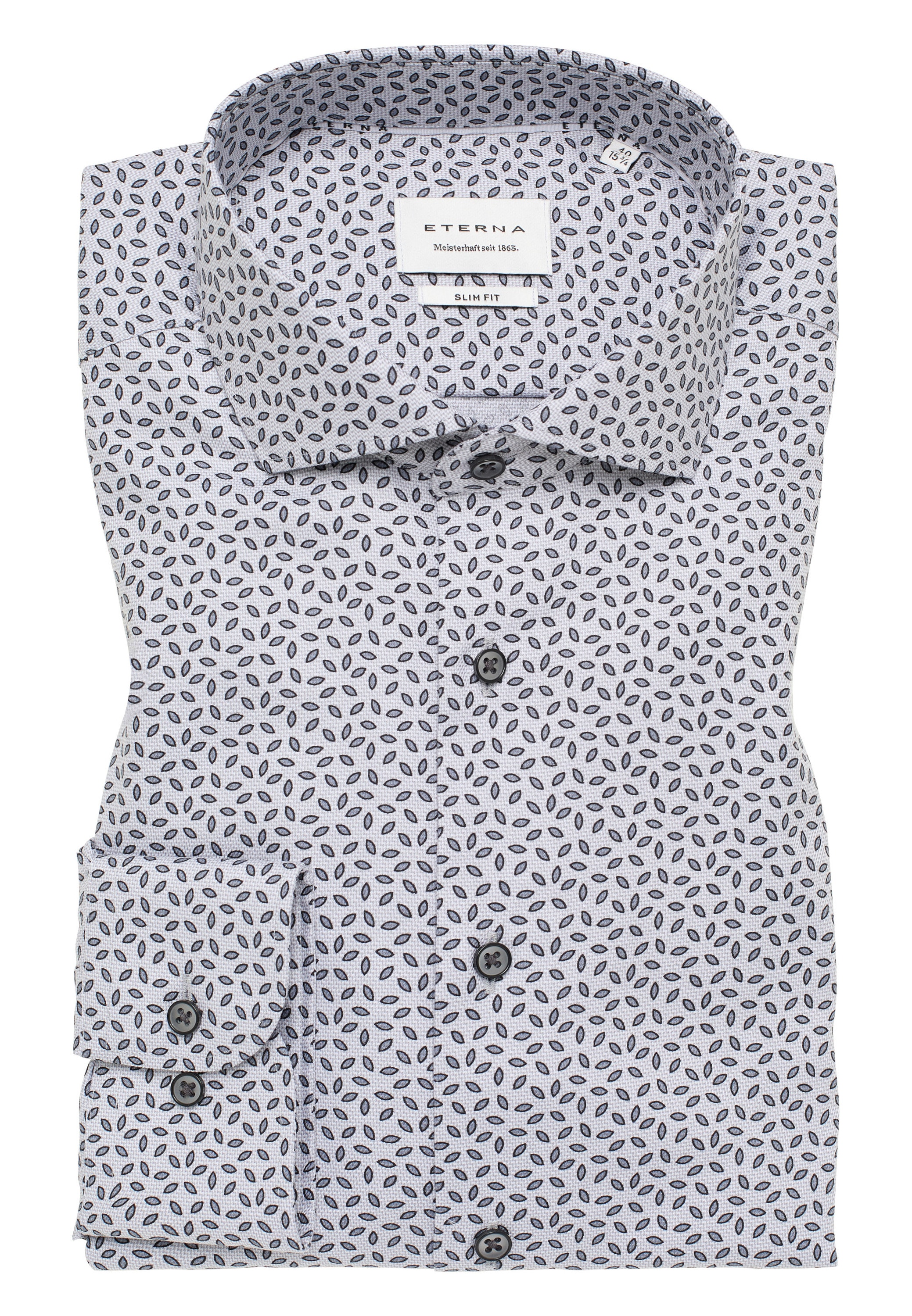 Eterna Langarmhemd »SLIM FIT«, NON IRON (bügelfrei)