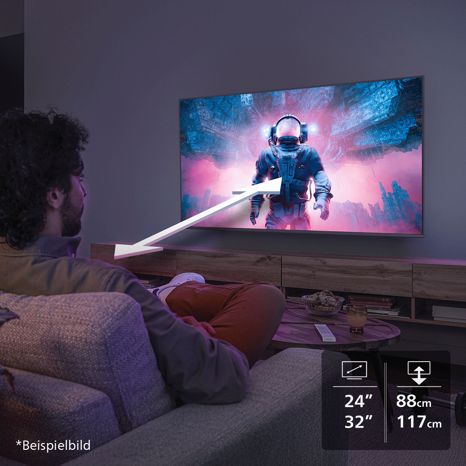 Philips LED-Fernseher »32PFS6050/12« 80 cm/32 ″ Full HD Smart-TV