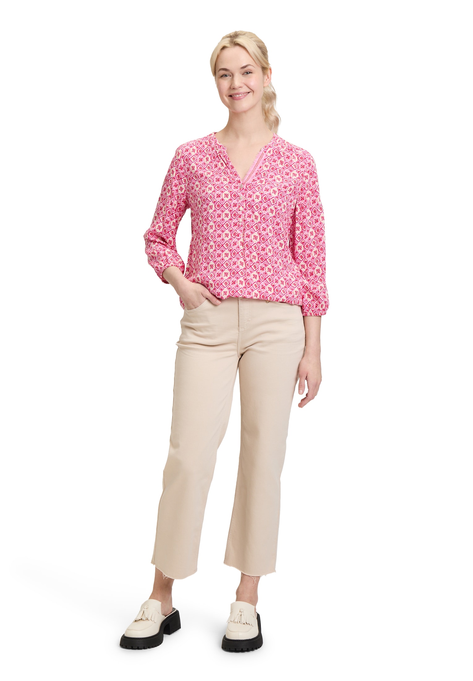 Cartoon Klassische Bluse »Casual-Bluse mit Muster«
