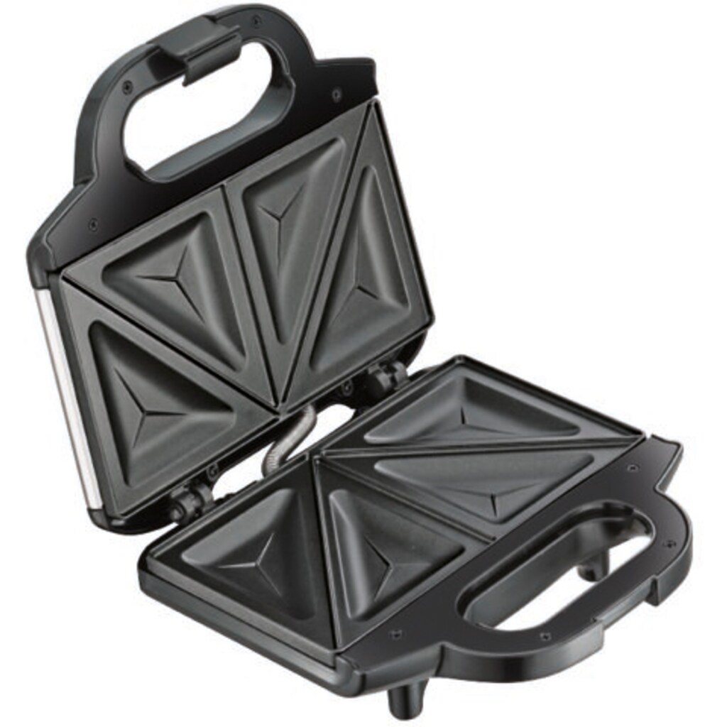 Tefal Sandwichmaker »SM1552 Ultracompact«, 700 W, für dreieckige Sandwichtoasts, antihaftbeschichtete Platten, leichte Reinigung, kein Anbrennen, Sandwich-Grill, Maße: 26,5 x 12 x 26 cm