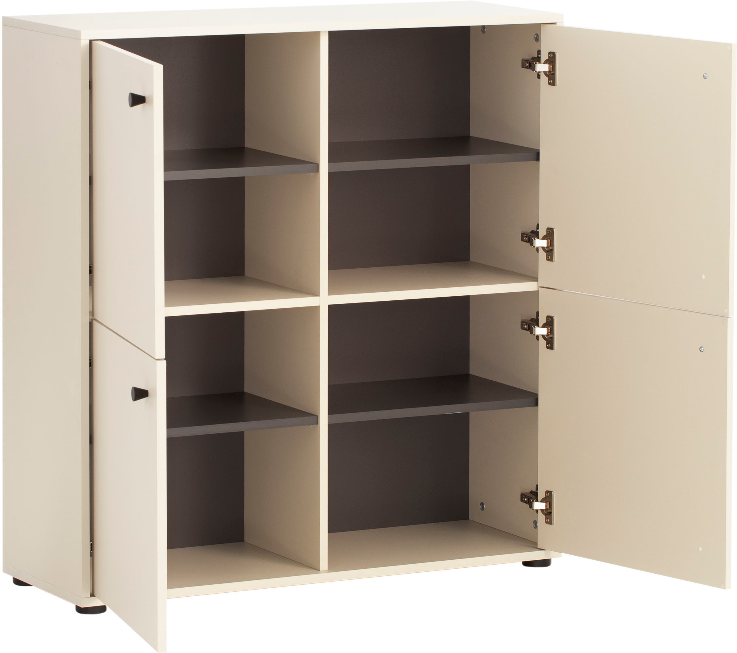 welltime Hochkommode »Lovund, Breite 98 cm« Türscharniere mit Softclose-Funktion