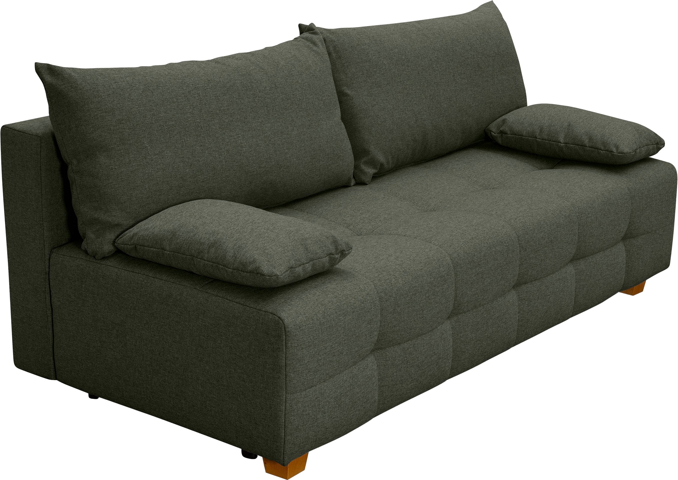COLLECTION AB Schlafsofa »Bella«, Schlafsofa,Bettkasten,Bonellfederkern,Rückenkissen,Armlehnenkissen