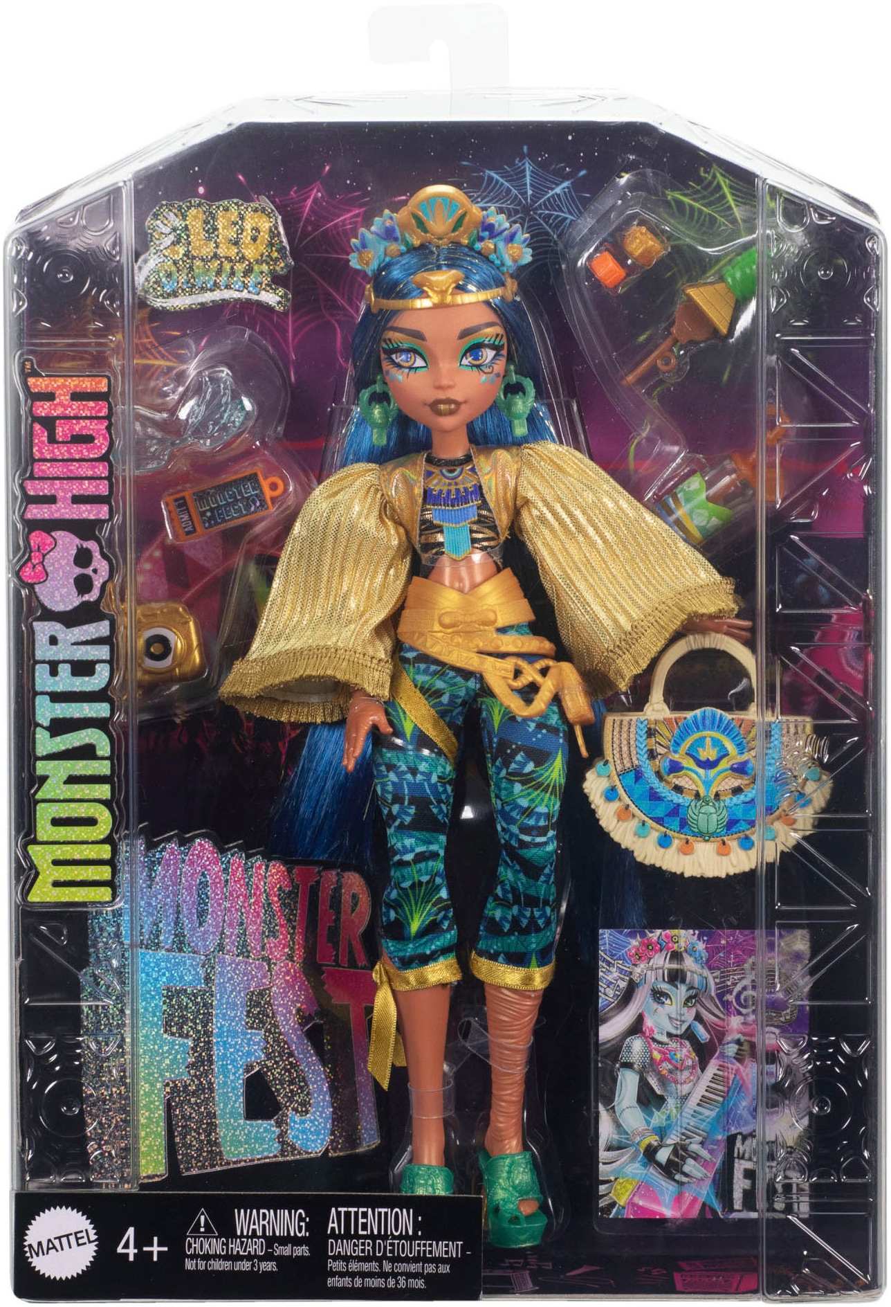 MonsterHigh™ Anziehpuppe »Monsterfest Cleo de Nile mit Festival-Outfit«