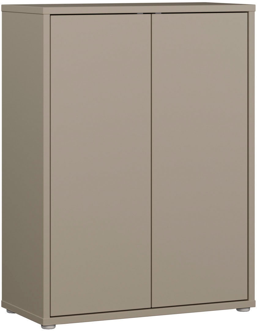 FORTE Schuhschrank »Alice Springs, Schuhschrank, Platz für 15 Paar Schuhe, 2 Türen« B/H/T 74,5/99,1/34,9 cm,  Stauraumschrank, Mehrzweckschrank, grifflose Front, Push to open