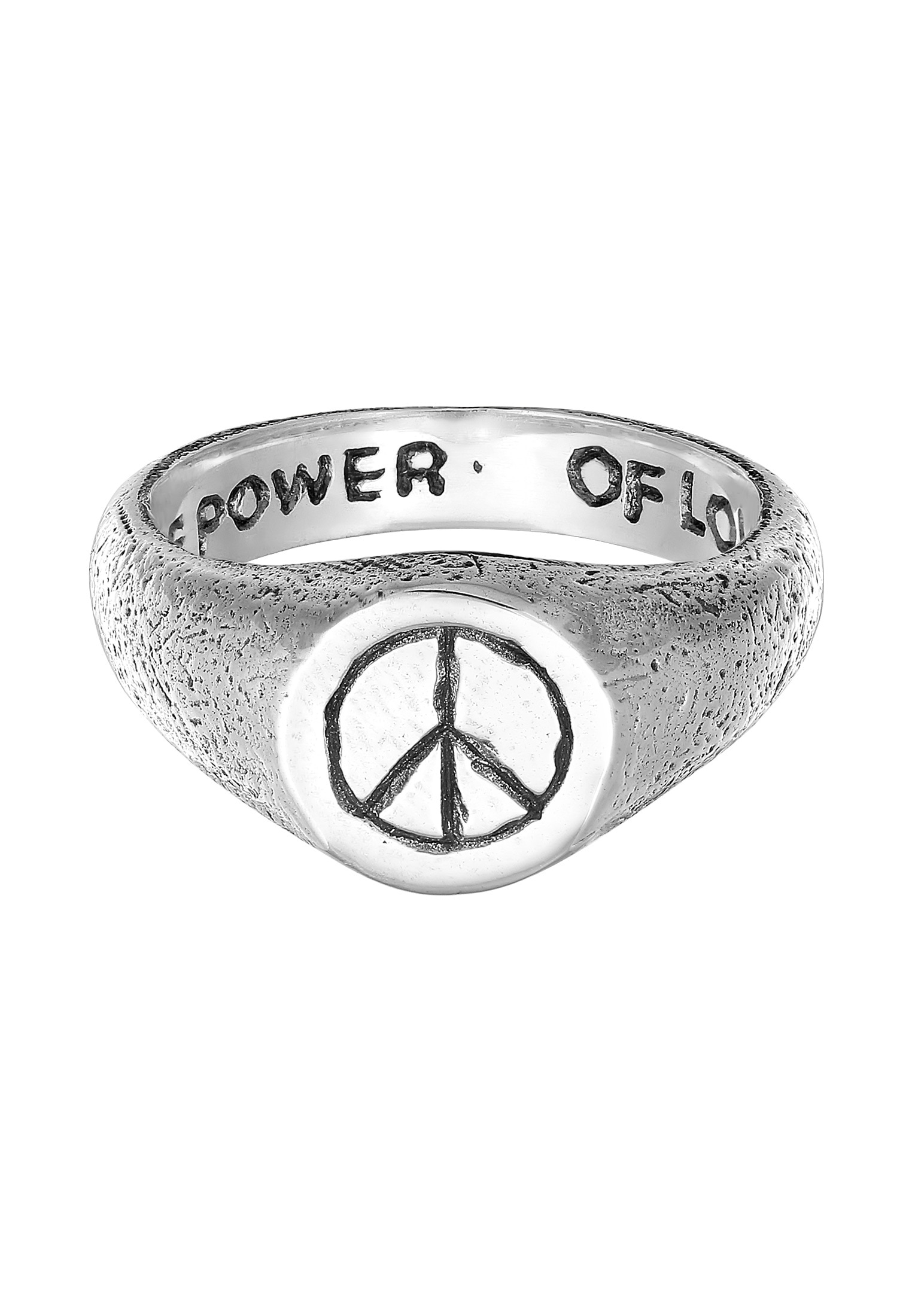 HAZE & GLORY Siegelring »Ring Peace Siegelring 925 Silber«
