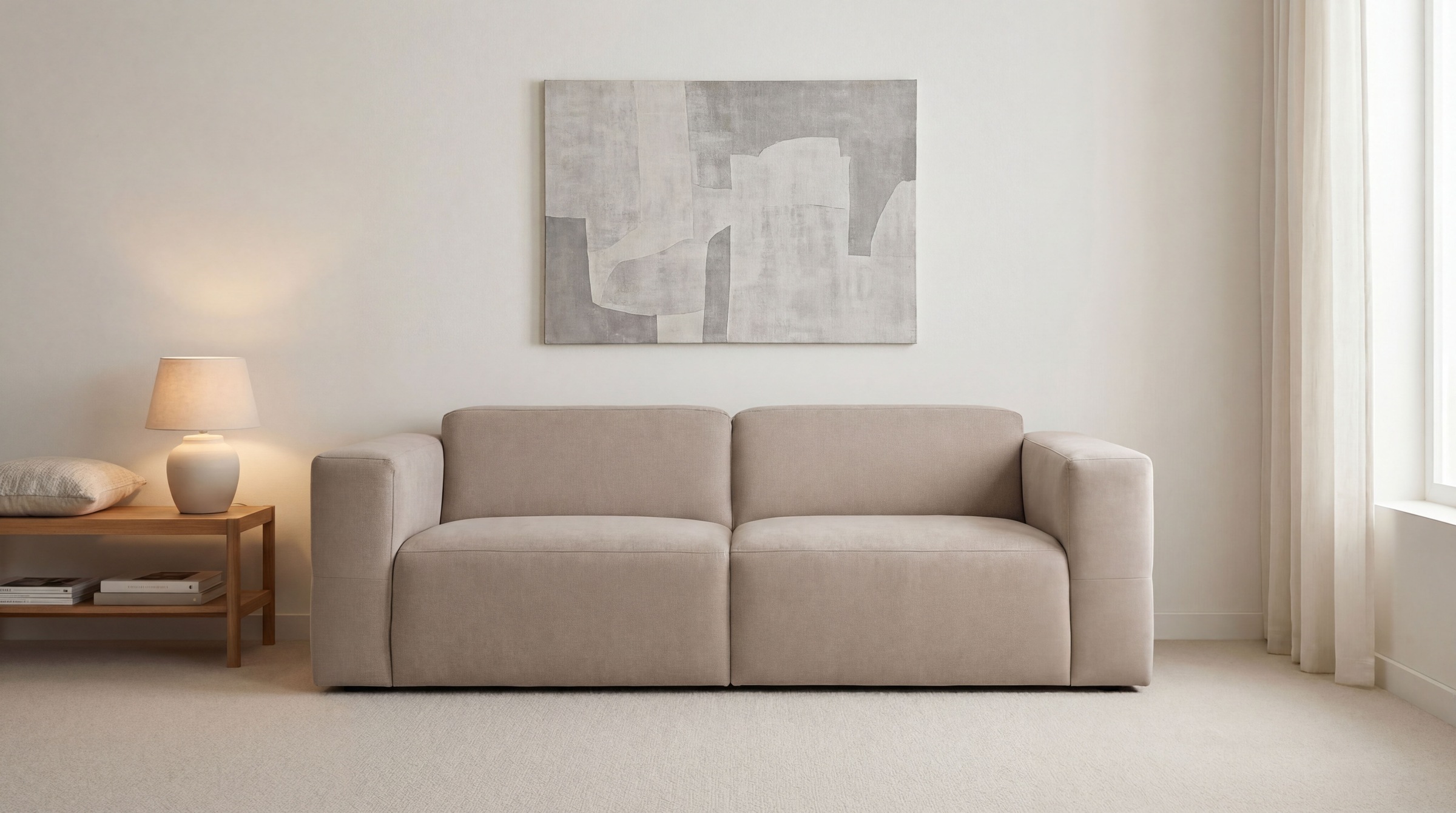 OTTO home 3-Sitzer »Kelani« mit dekorativer Knopfsteppung an den Armlehnen