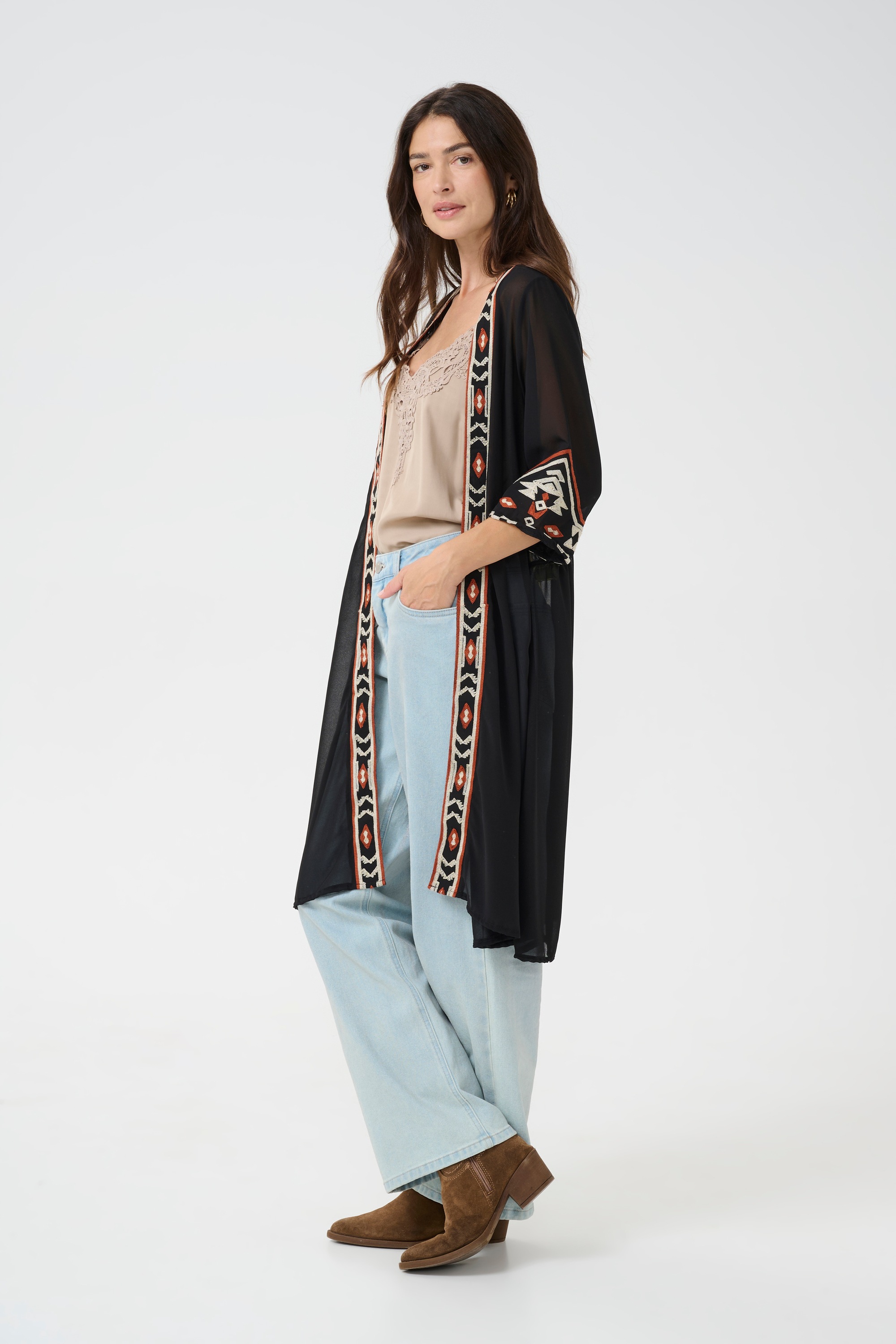 Cream Blusenkimono »Kimono CRBeti«