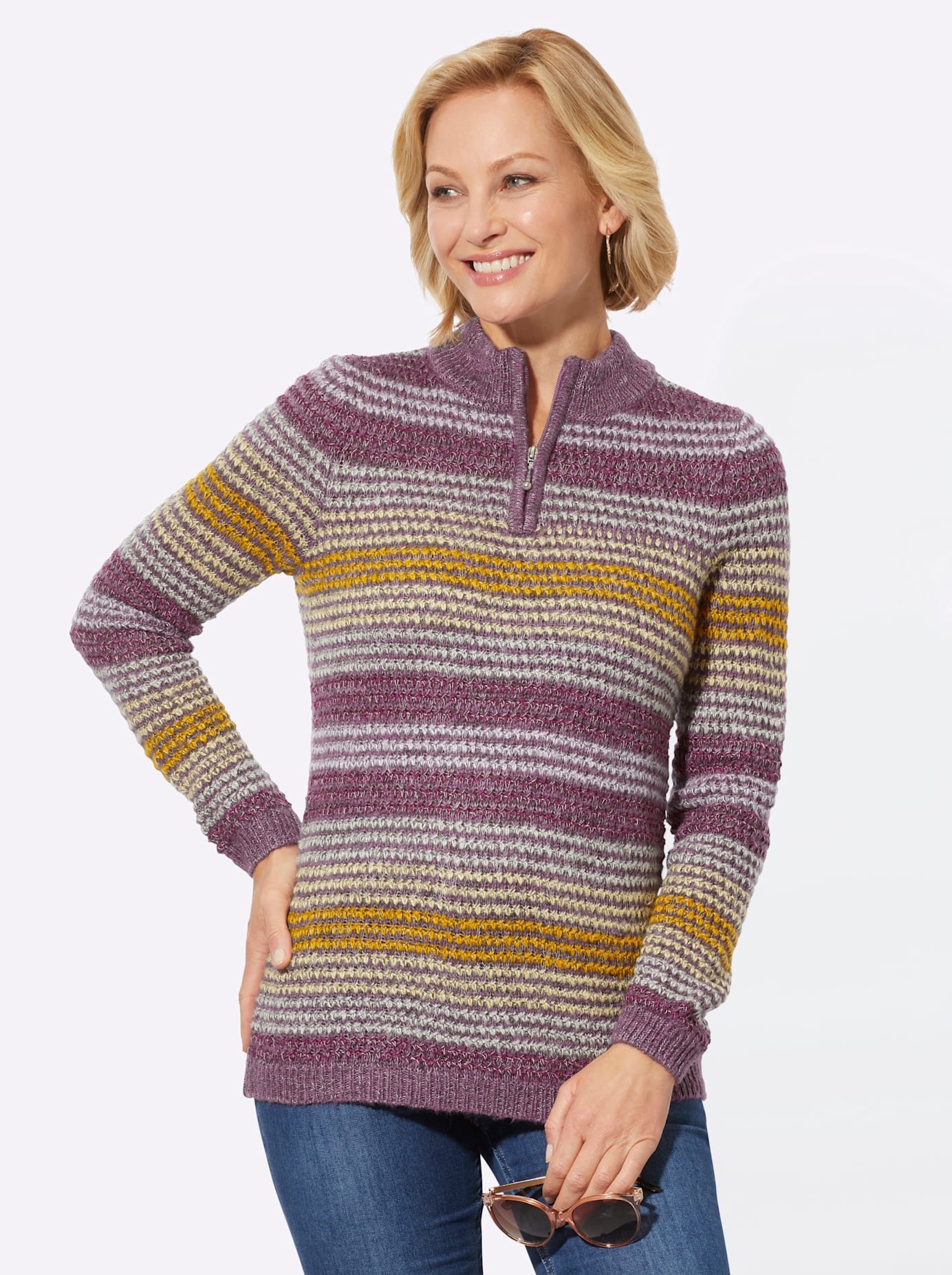 Classic Basics Stehkragenpullover »Pullover«